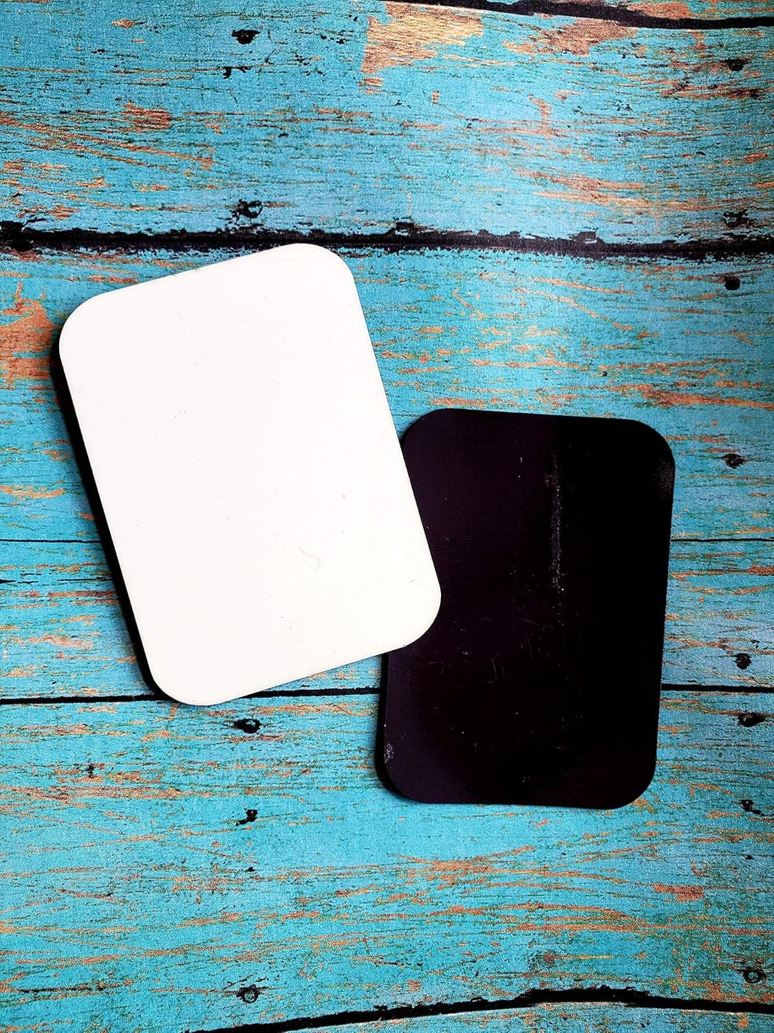 Set of 10 Rectangle Refrigerator Magnet Sublimation Blanks! Satin Finish.
