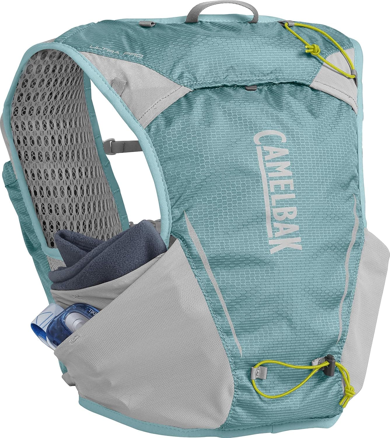 CamelBak Women’s Ultra Pro Running Hydration Vest - 3D Micro Mesh - Two 500-ml Quick Stow Flasks - Dual Adjustable Sternum Straps - Secure Phone Pocket - Running Vest - 34 Ounces