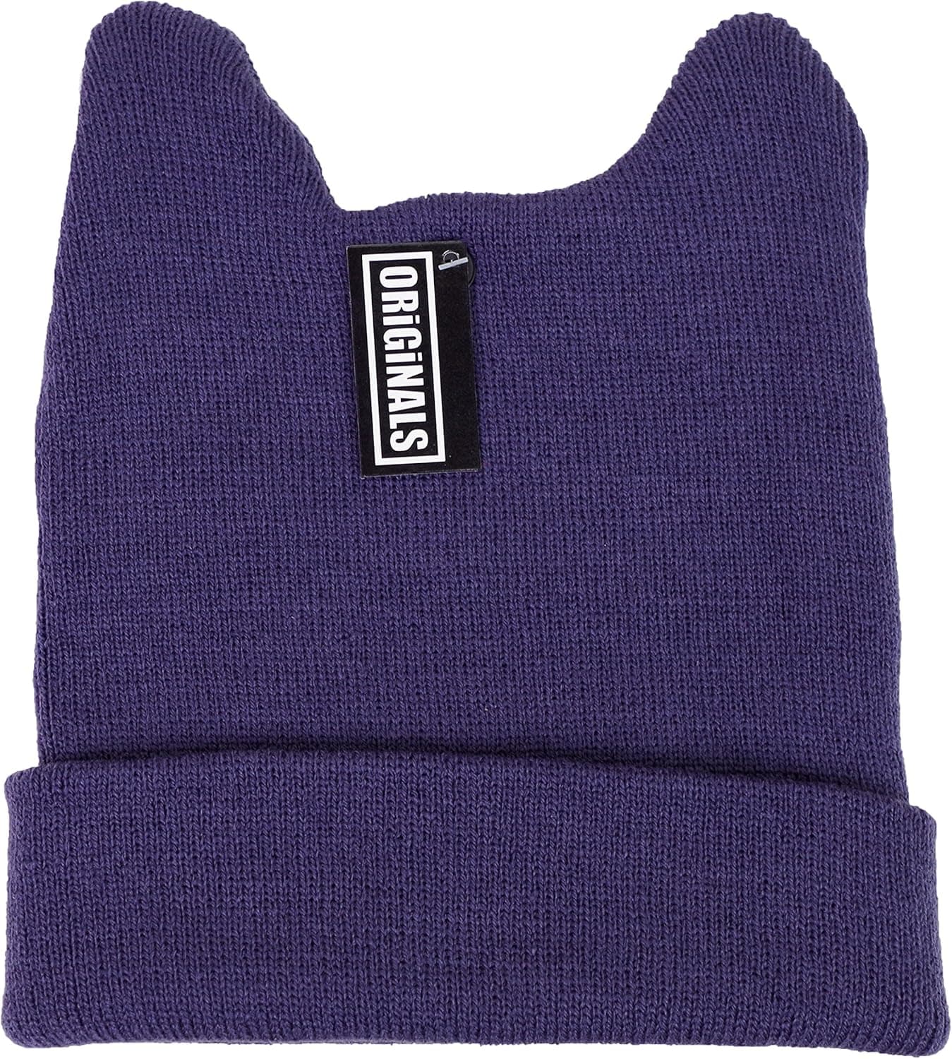 Beanie Cat Ears Cuffed Warm Face Mask Winter Knitted Cap Hat Fashion Cute