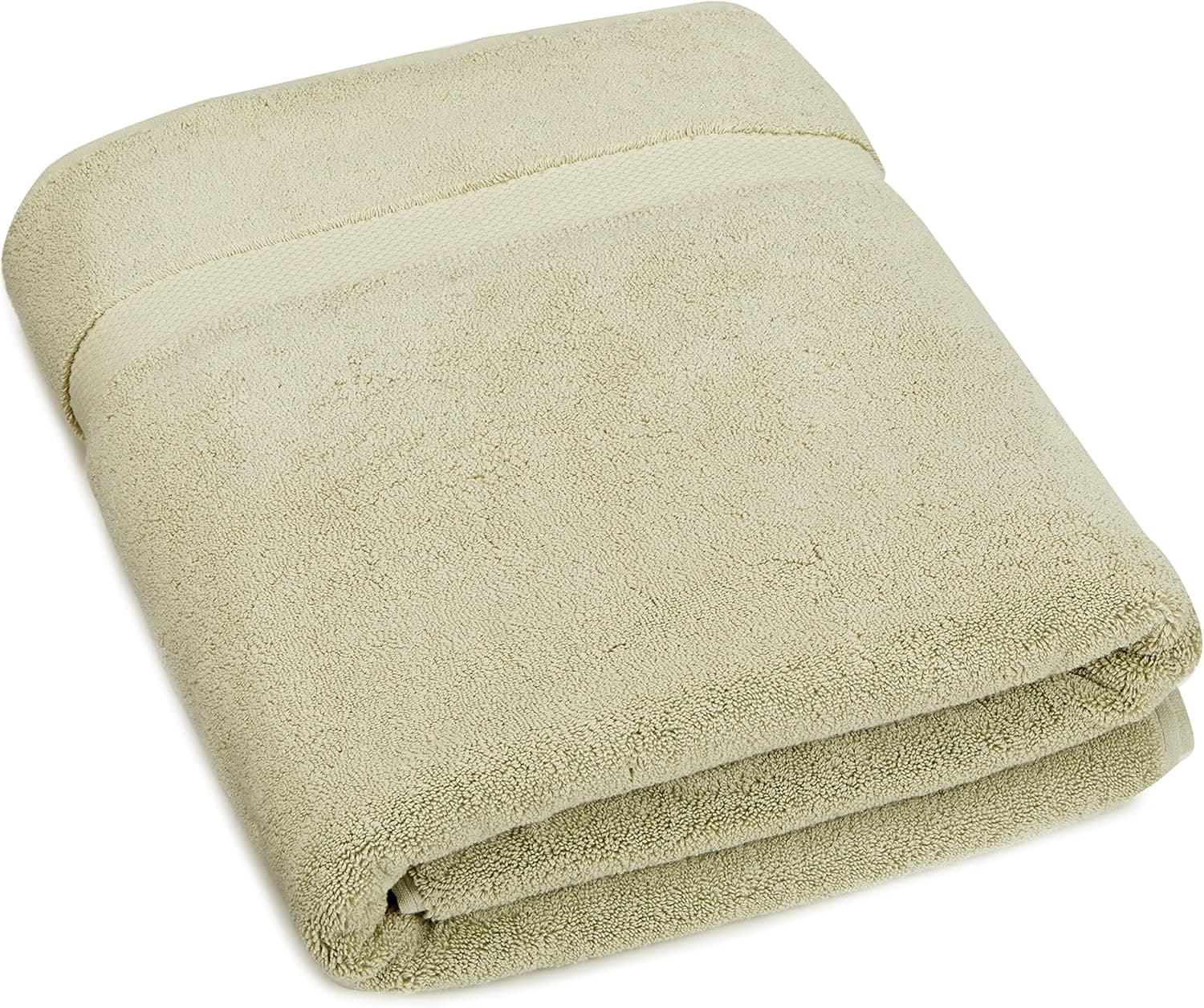 Amazon Brand – Pinzon Heavyweight Luxury Cotton Large Towel Bath Sheet - 70 x 40 Inch, Sage