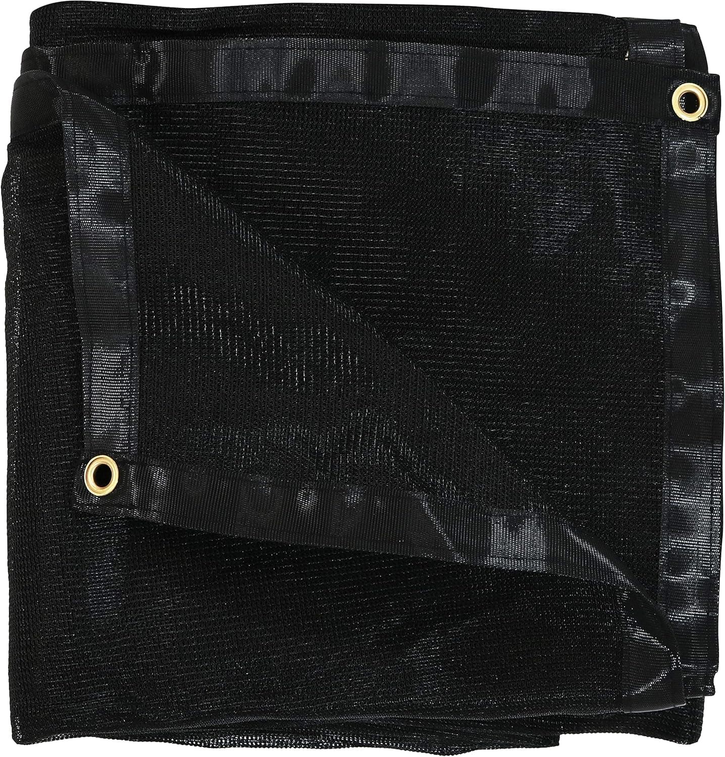Sunnydaze Multi-Purpose UV-Resistant High-Density Polyethylene Black Mesh Tarp, Available in Multiple Sizes