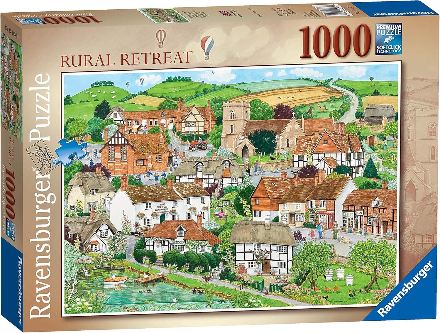 Ravensburger Rural Retreat 1000pc Jigsaw Puzzle