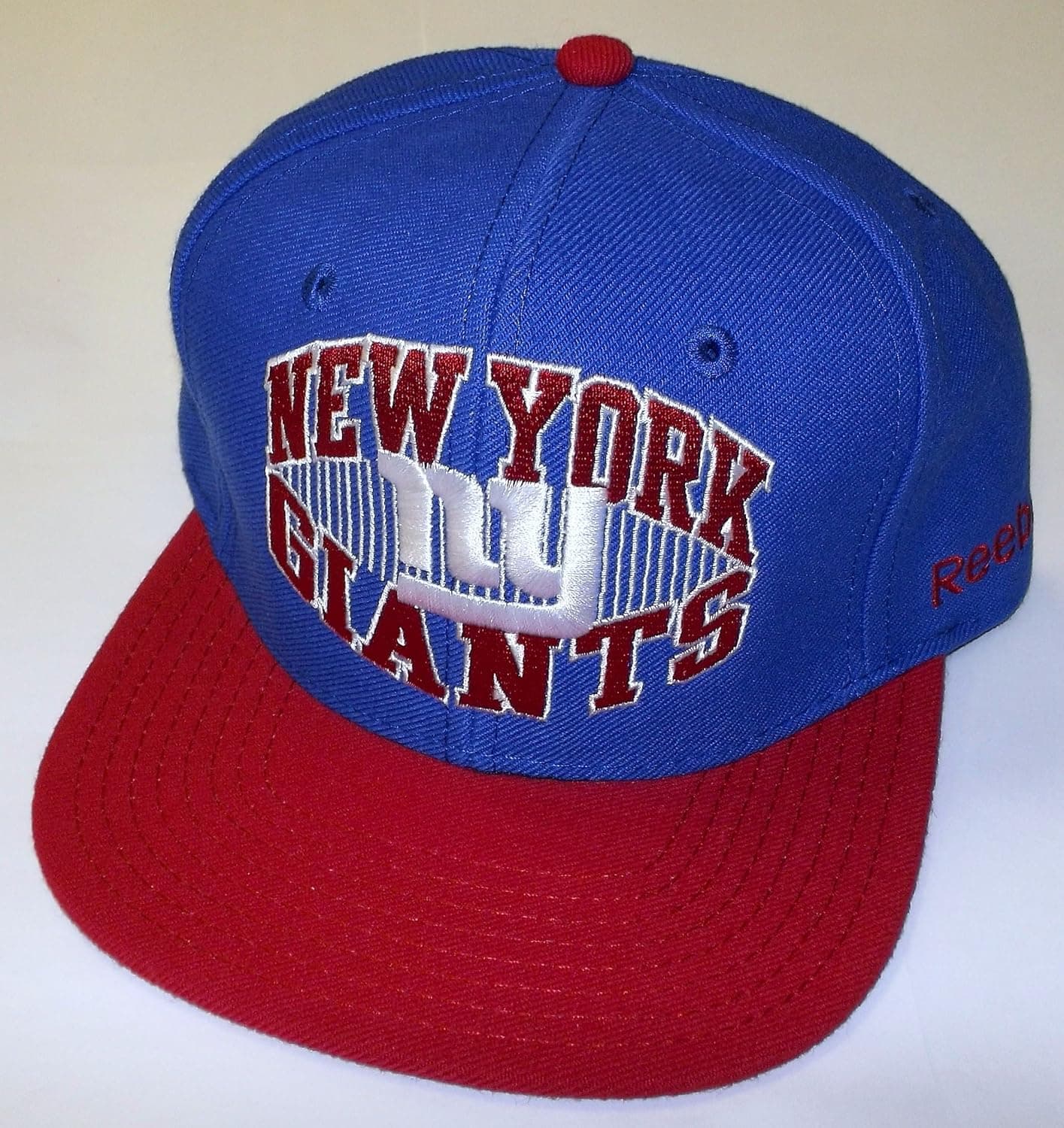 Reebok New York Giants Flat Bill Snapback Hat - OSFA