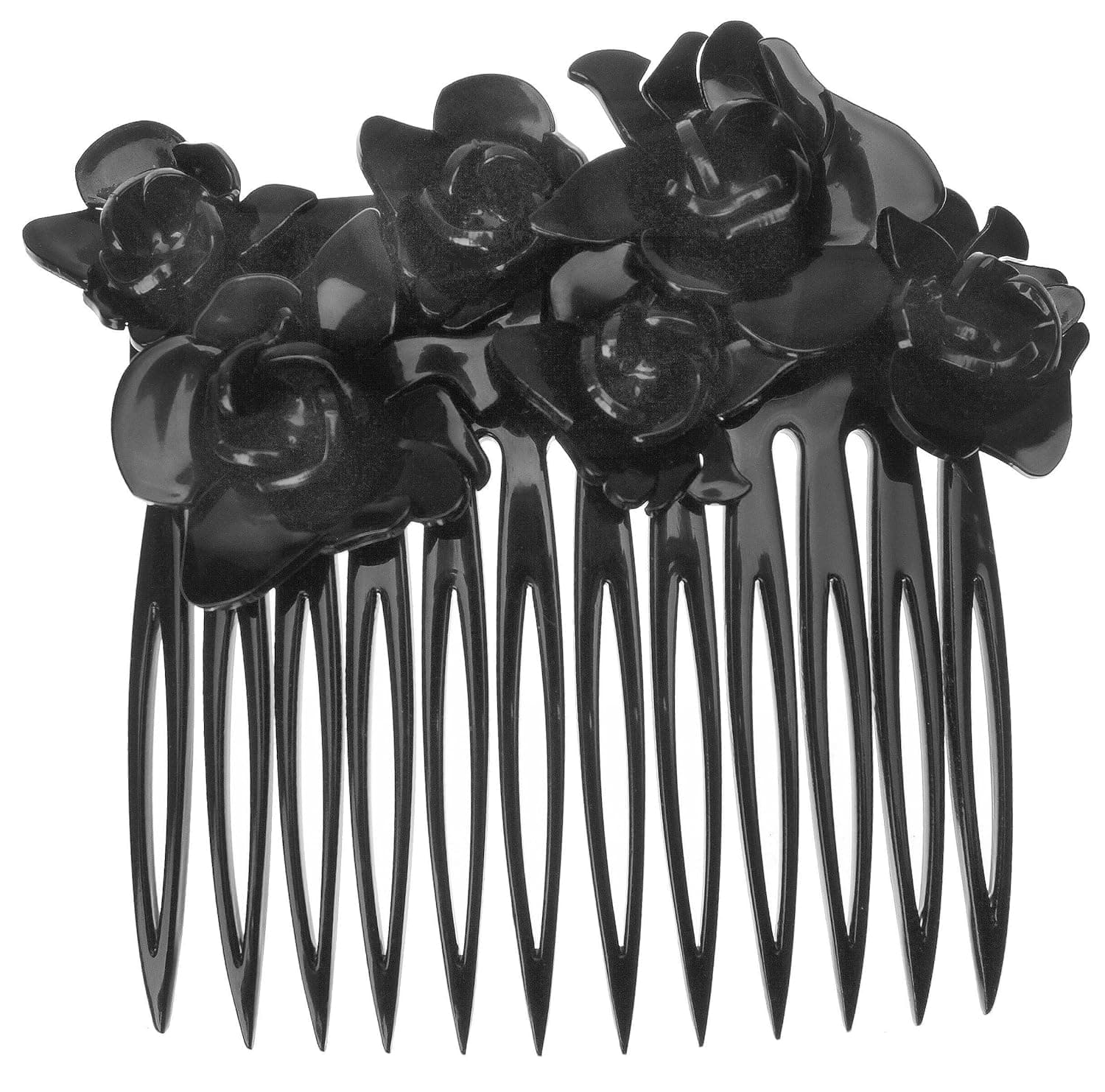 L. Erickson Giverny Rose Comb - Black/Black