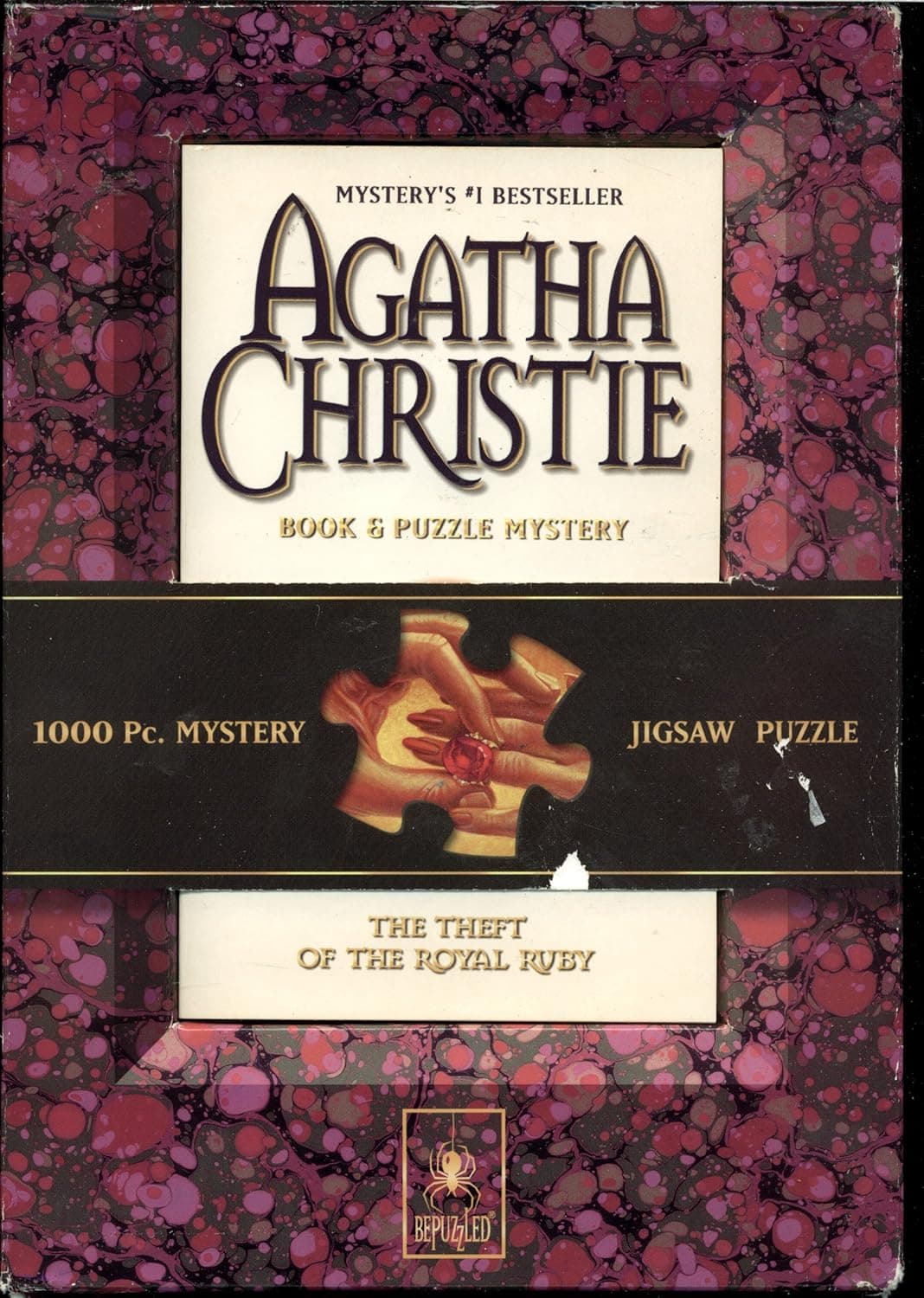 Agatha Christie Book & Puzzle Mystery - The Theft of the Royal Ruby - 1000 Pieces