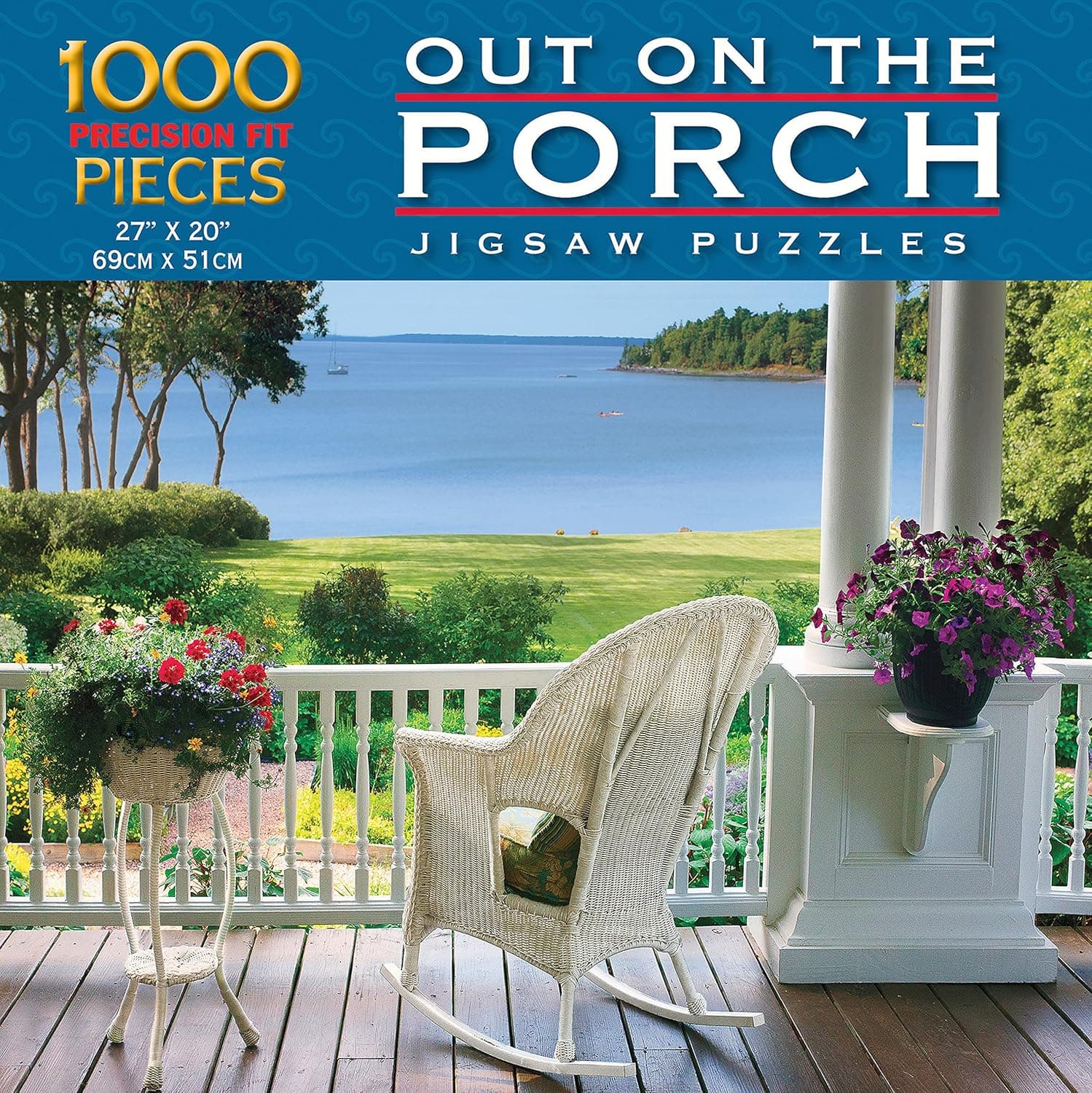 Luv-it Puzzles Out on The Porch - Summer Breeze Jigsaw Puzzle (1000 Piece