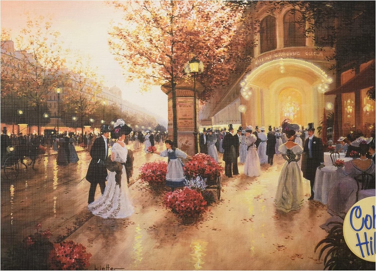 Cobble Hill an Evening at The Theatre Jigsaw Puzzle (1000 Piece)