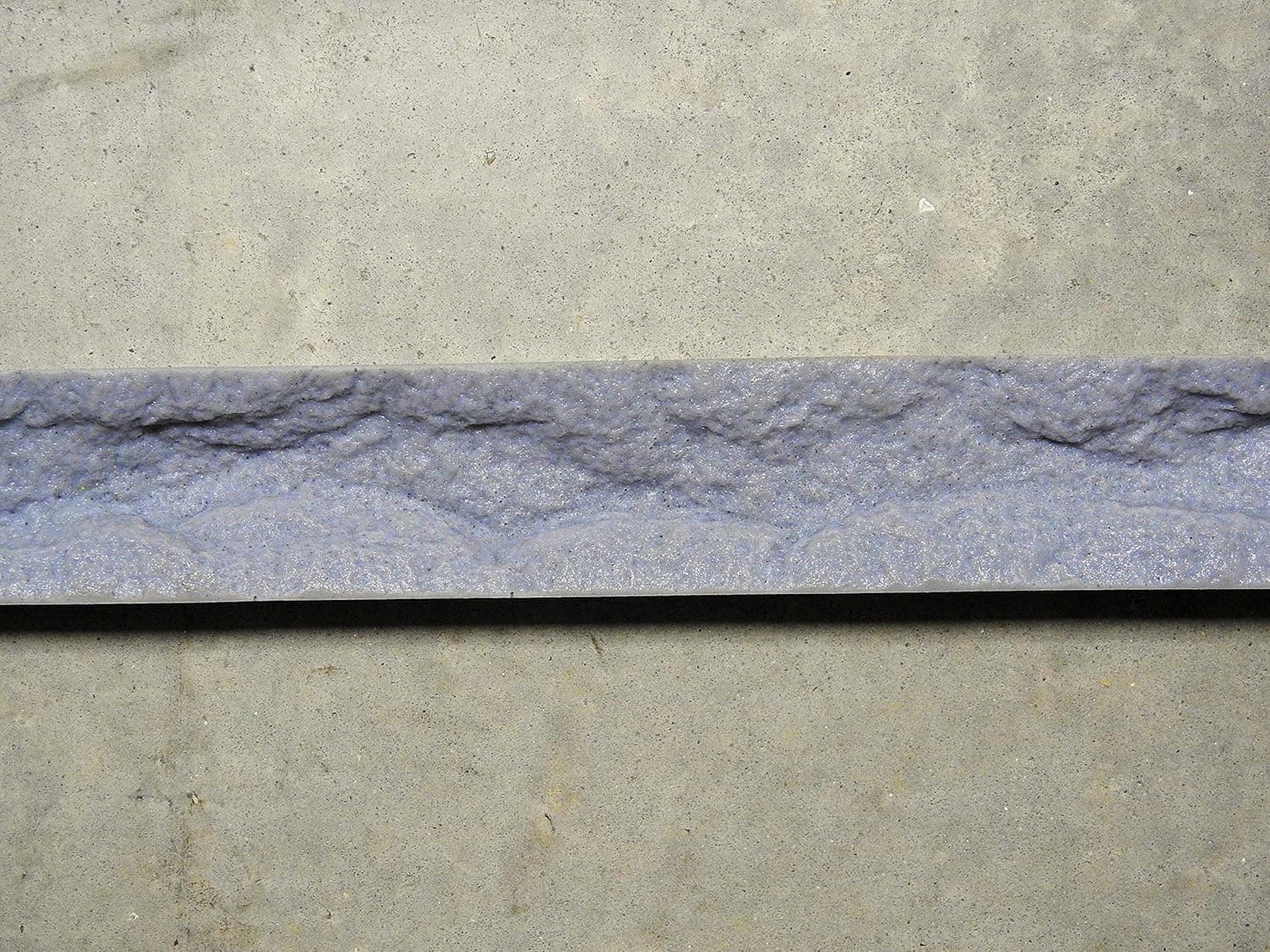 Concrete Countertop Edge Form - Aggressive Stone