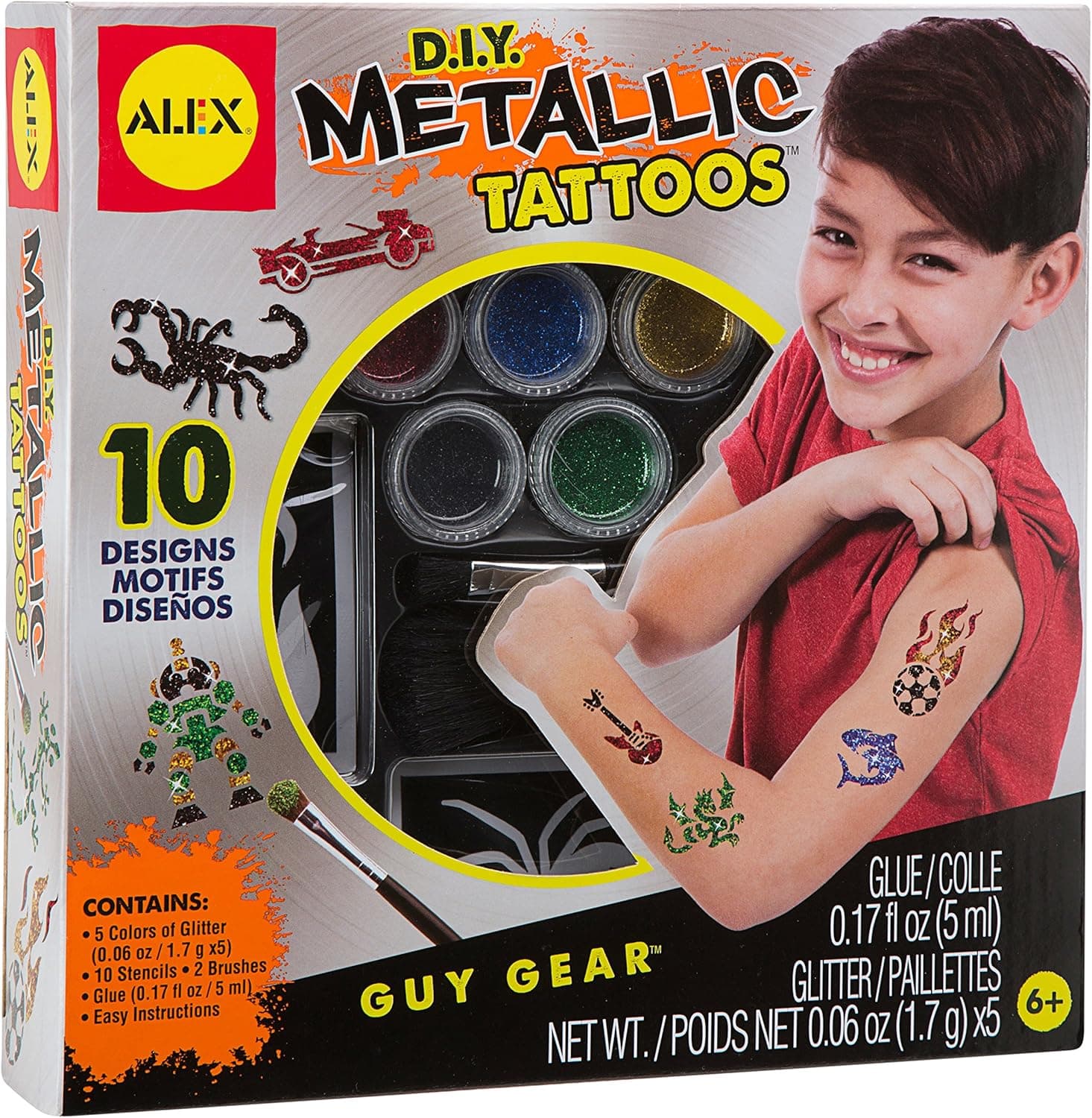 ALEX Toys Guy Gear Metallic Tattoos