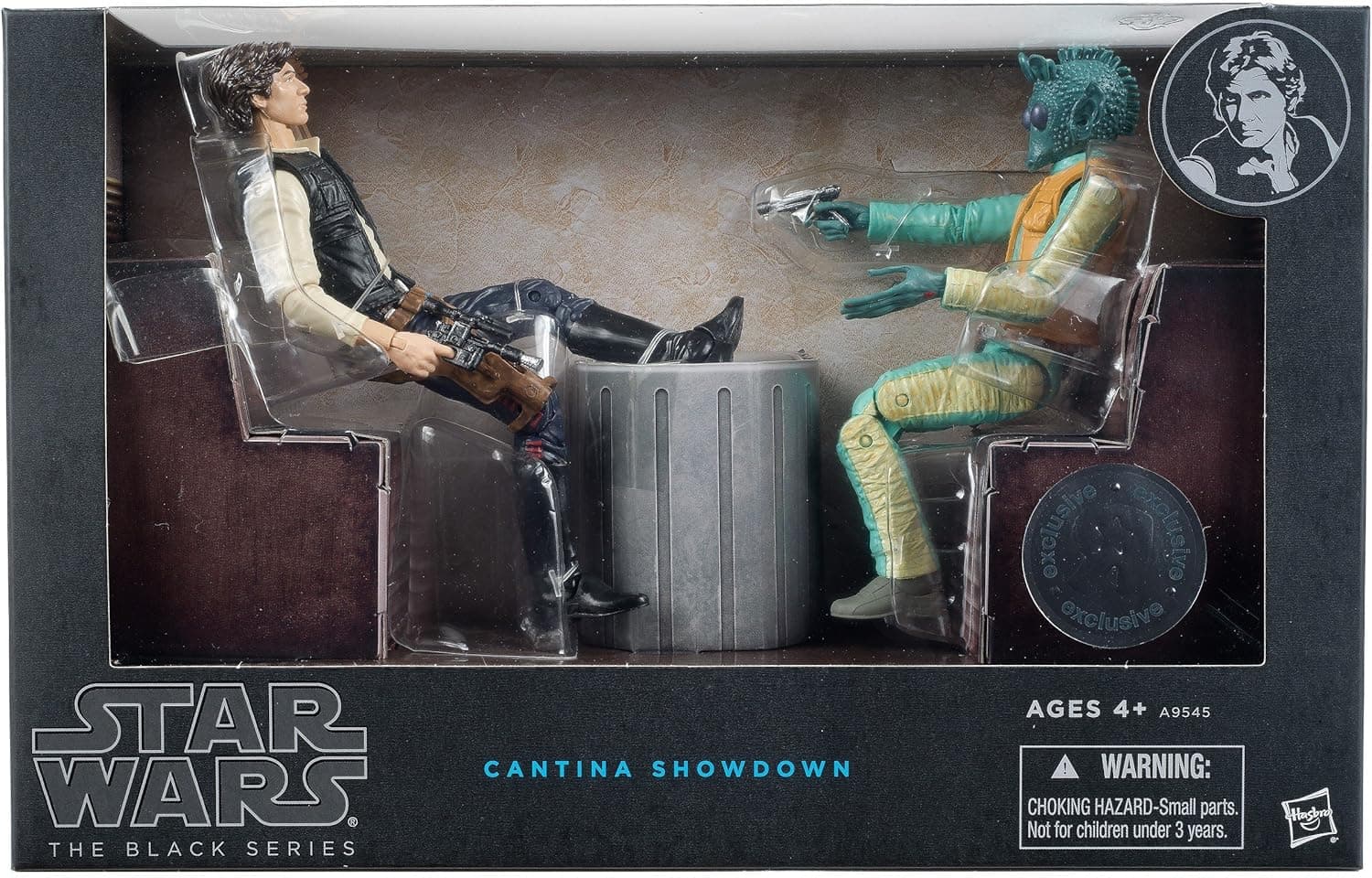 SDCC 2014 Star Wars Black Series 6-Inch Cantina Showdown Han Solo vs. Greedo Comic-Con Exclusive