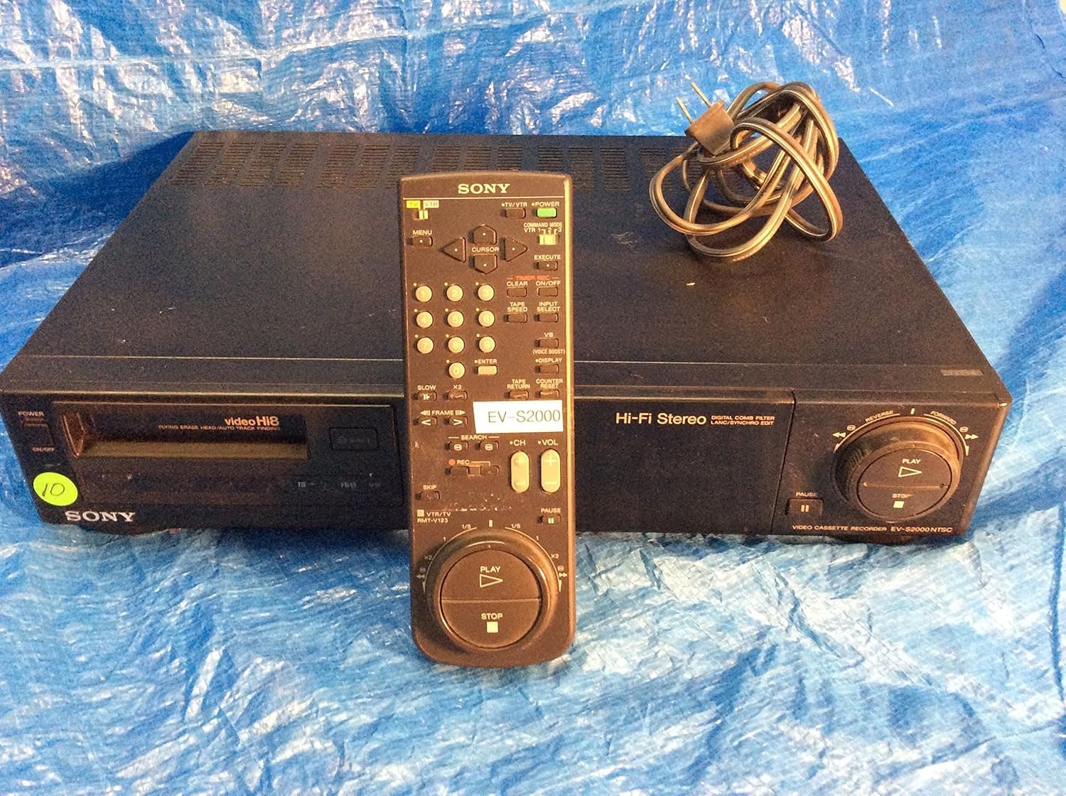 Sony EV-S2000 Hi8 Video8 8mm Video 8 Player Recorder VCR Deck EX