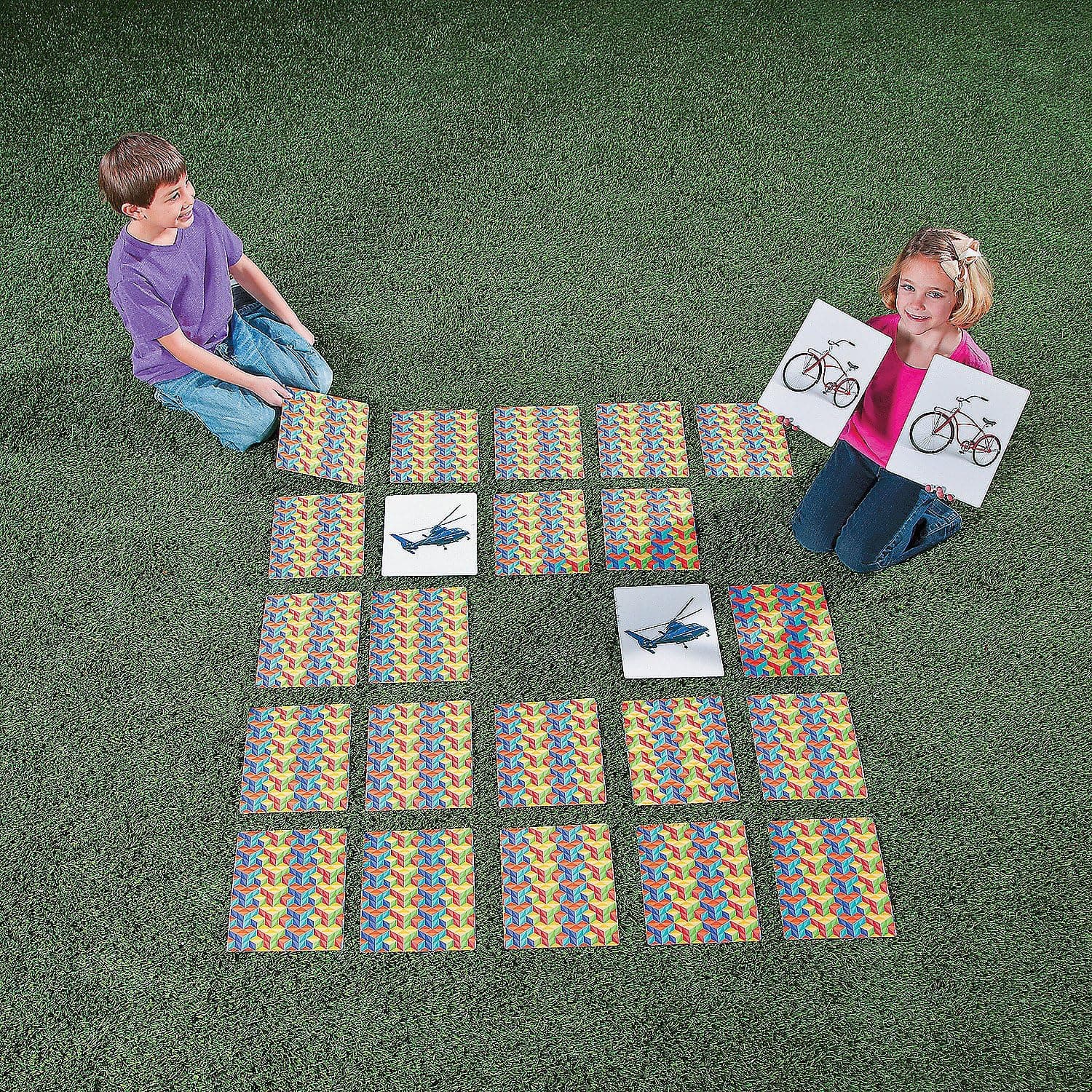 Fun Express Giant Matching Game - 48 Pieces - Educational and Learning Activities for Kids