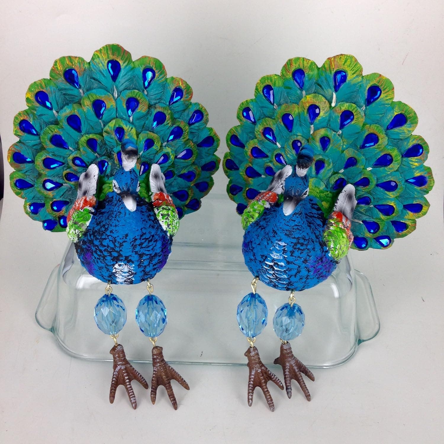 Peacock Shelf Sitter Statue