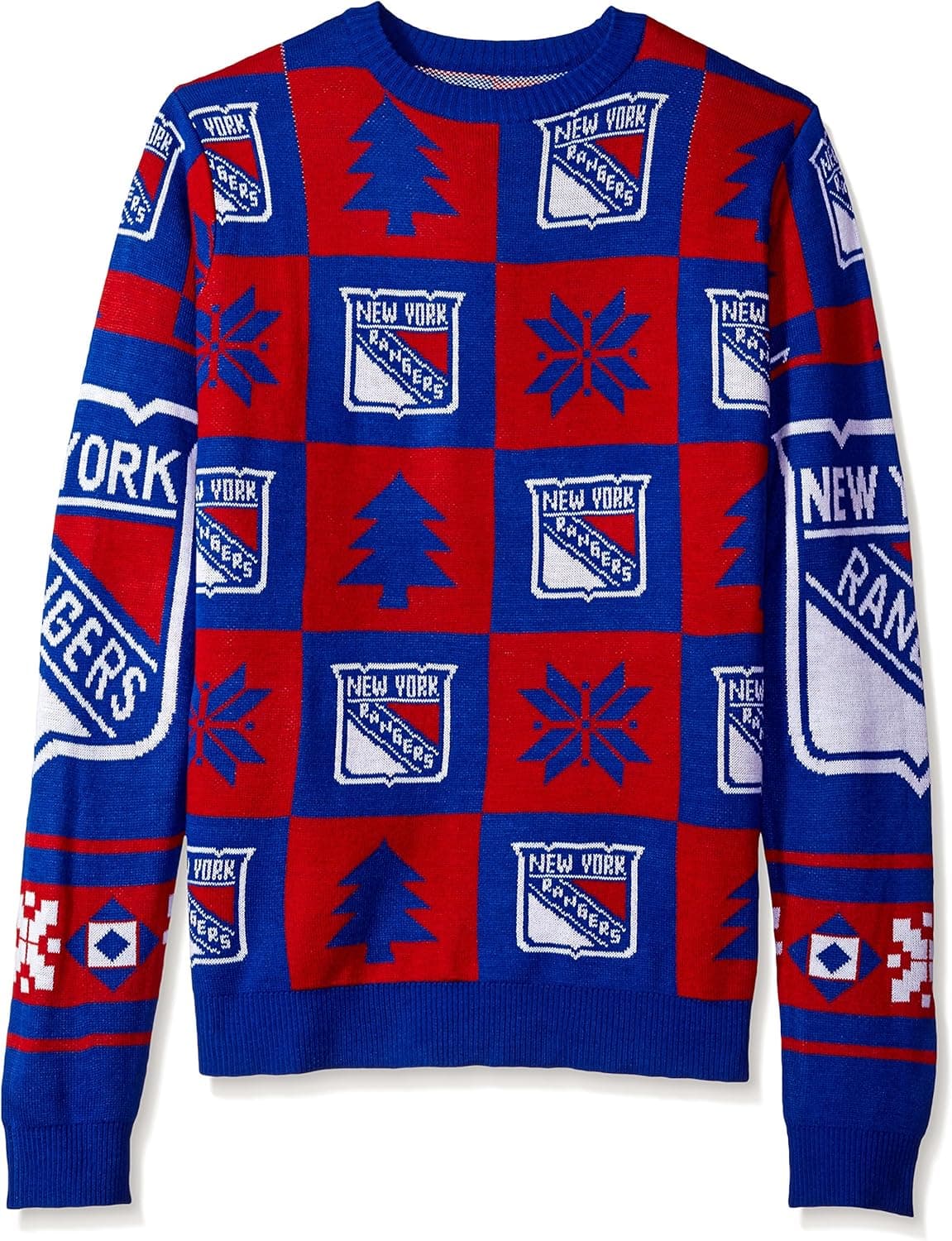FOCO NHL (2016 Edition) Patches Ugly Crew Neck Sweater