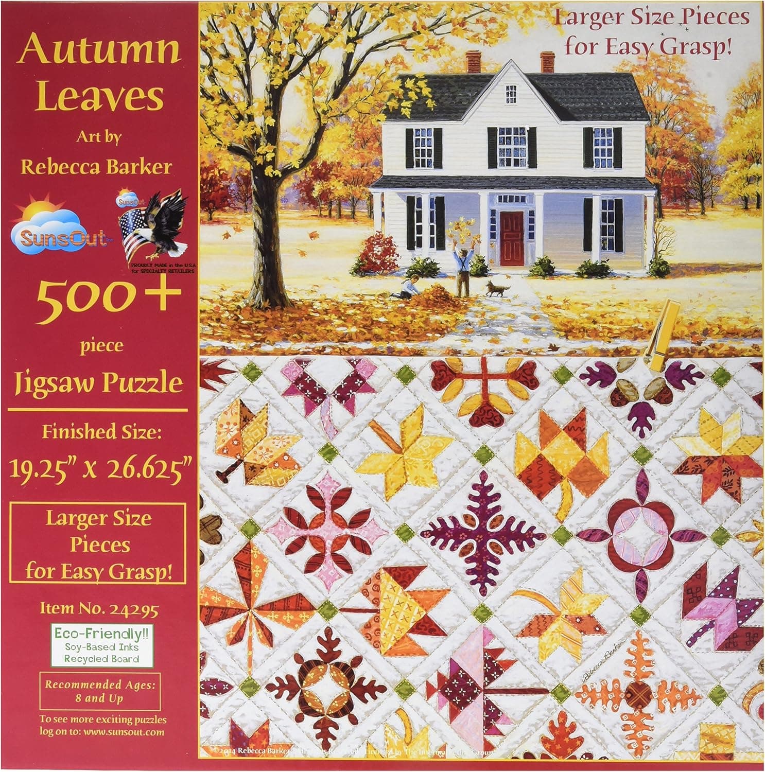 SunsOut 24295 500 Piece Autumn Leaves Jigsaw Puzzle