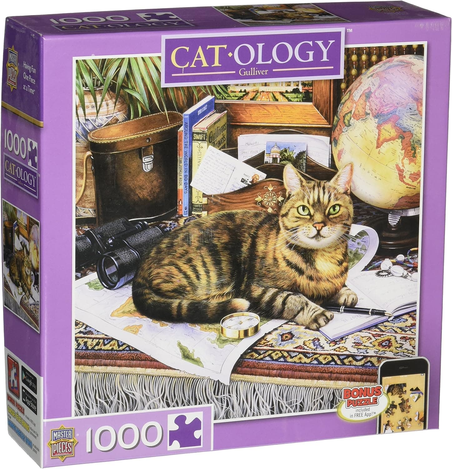 MasterPieces Catology 1000 Puzzles Collection - Gulliver Square 1000 Piece Jigsaw Puzzle