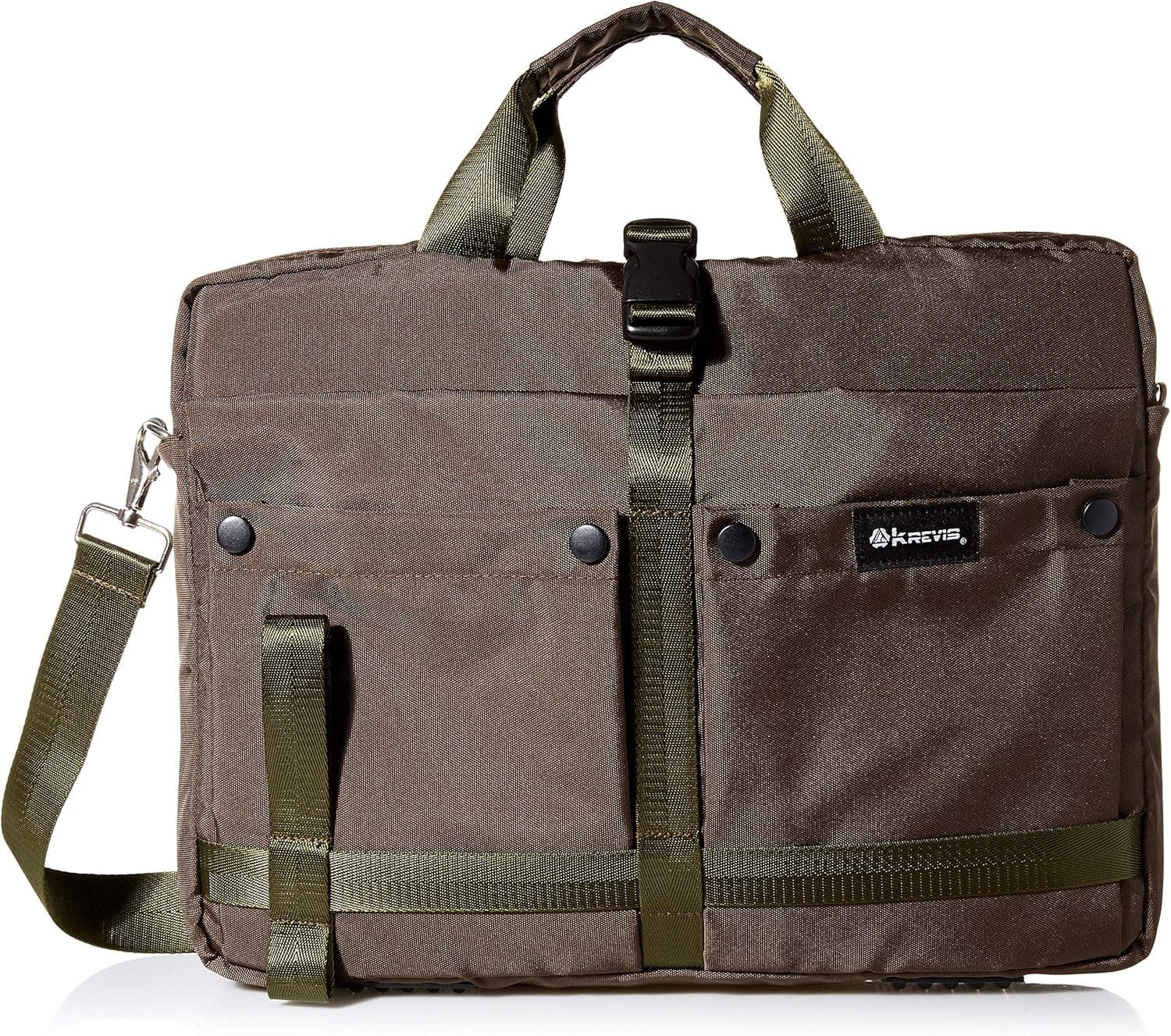 Krevis Outdoor Tactical Military Design Laptop Breifcase Bag, Fits Lap Tops and Tablets Up to 15" with Multiple Compartments - High Quality + Lifetime Warranty