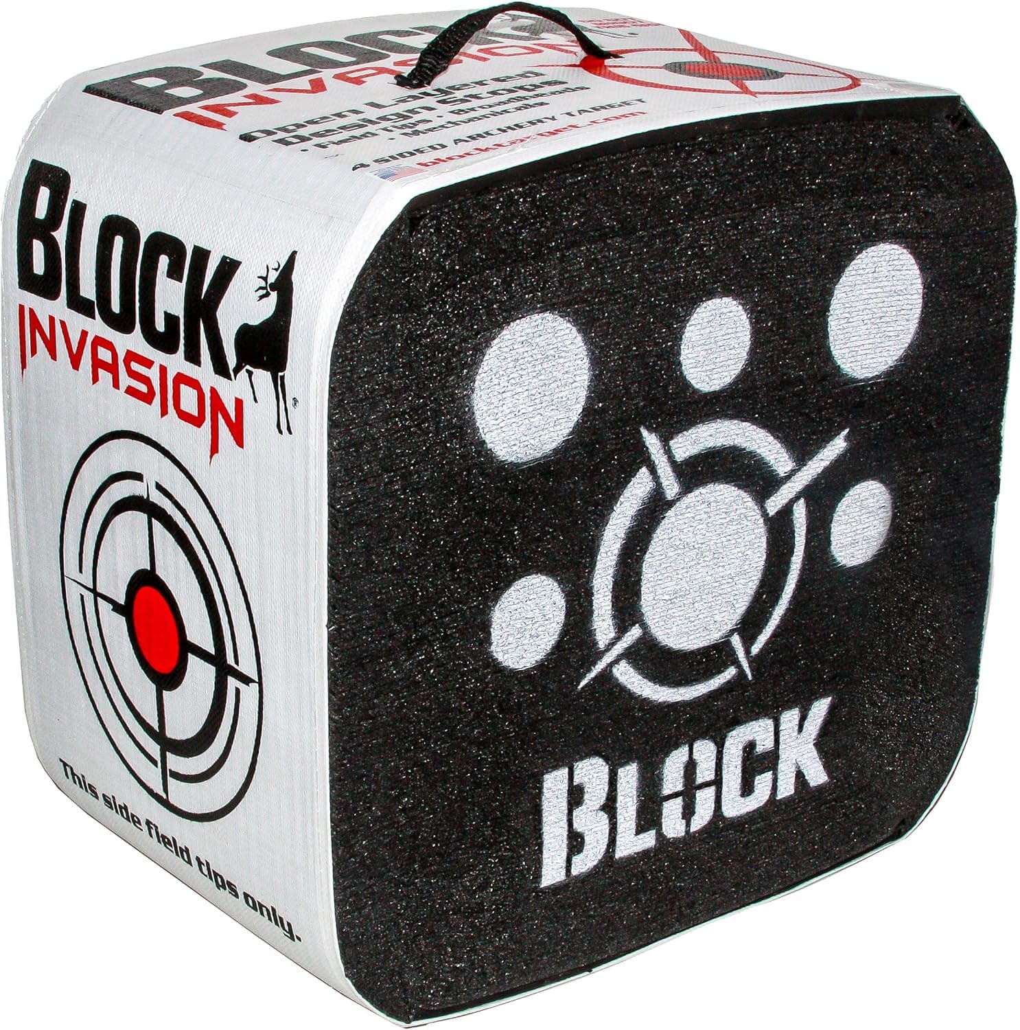 Block Invasion 4-Sided Archery Target - Three Sizes - TOP SELLER