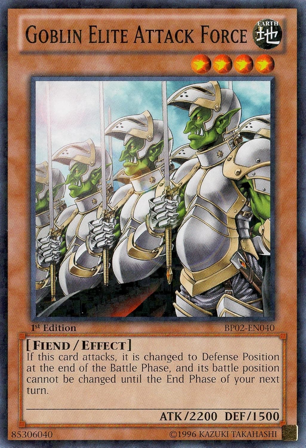 YU-GI-OH! - Goblin Elite Attack Force (BP02-EN040) - Battle Pack 2: War of The Giants - 1st Edition - Mosaic Rare