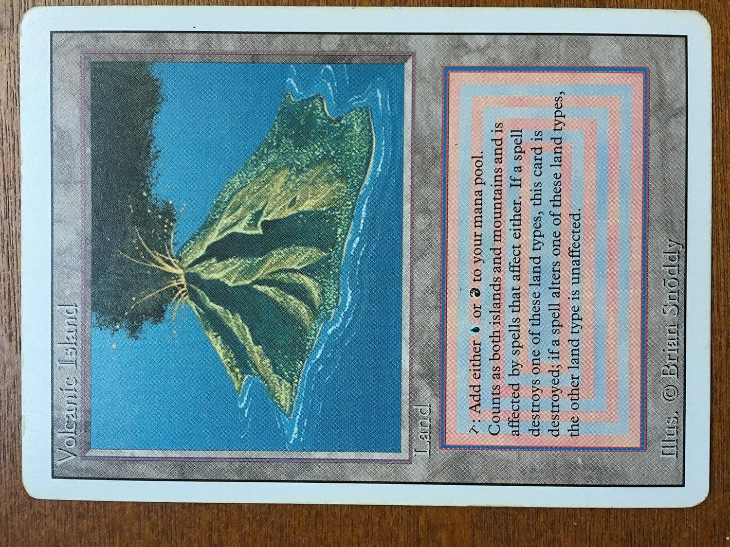 Magic: the Gathering - Volcanic Island - Revised Edition