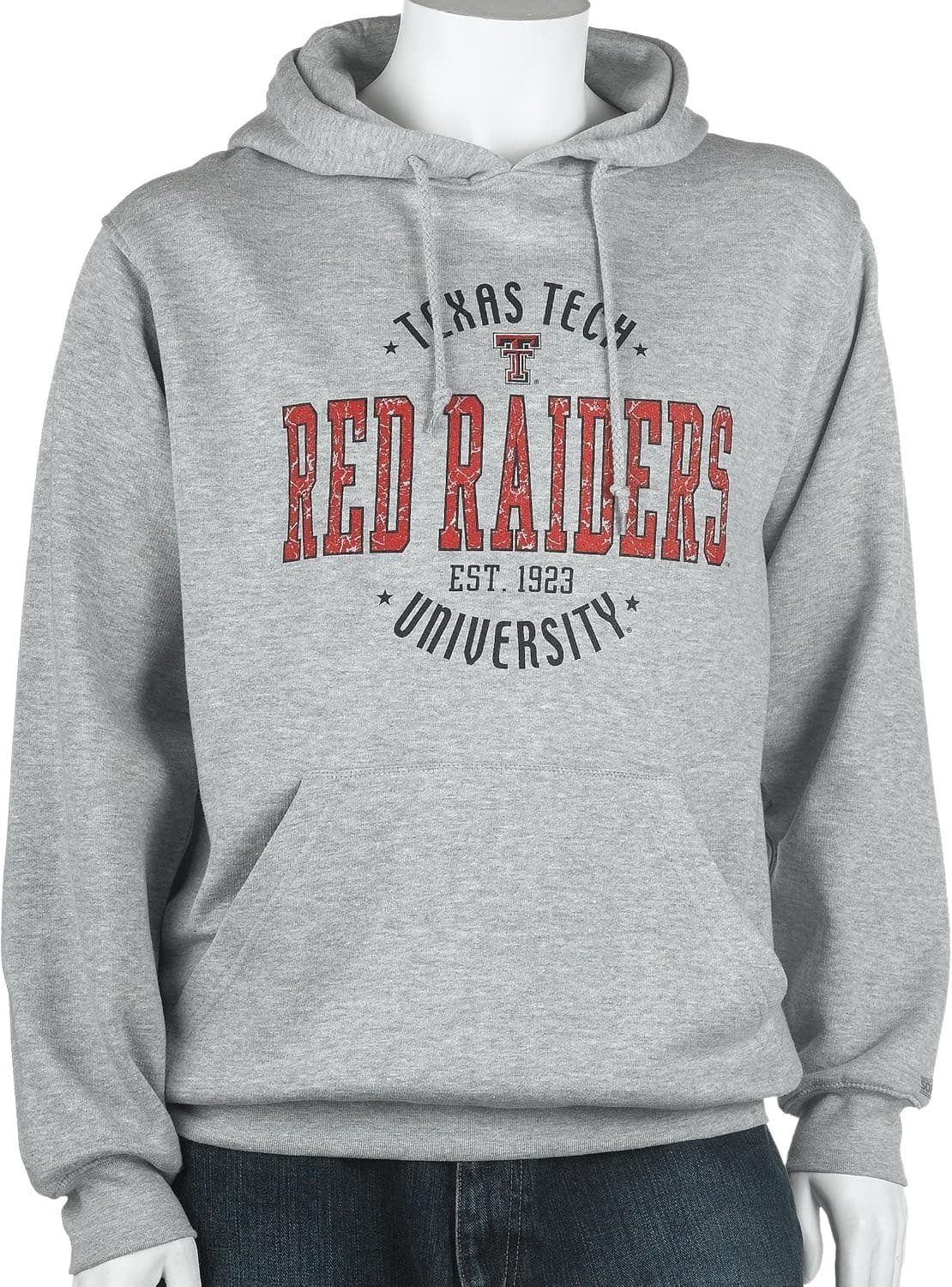 NCAA Texas Tech Oxford Hoodie With Print Logo