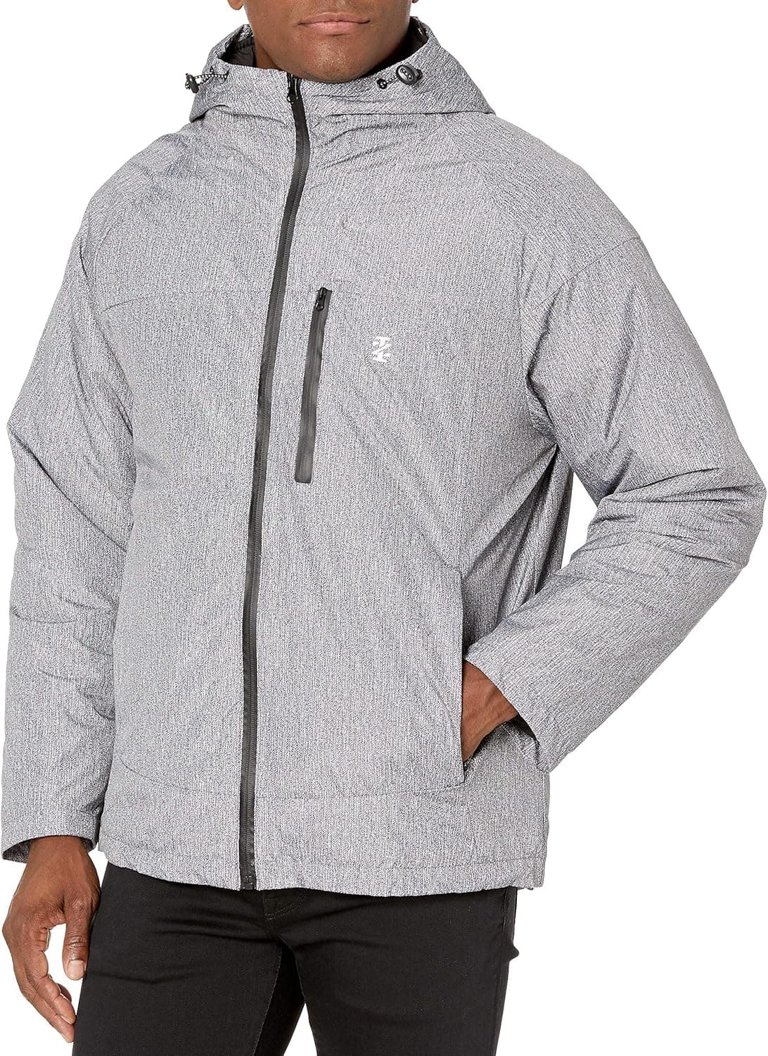 IZOD Men's Rip Stop Hooded 3-1 Systems Jacket