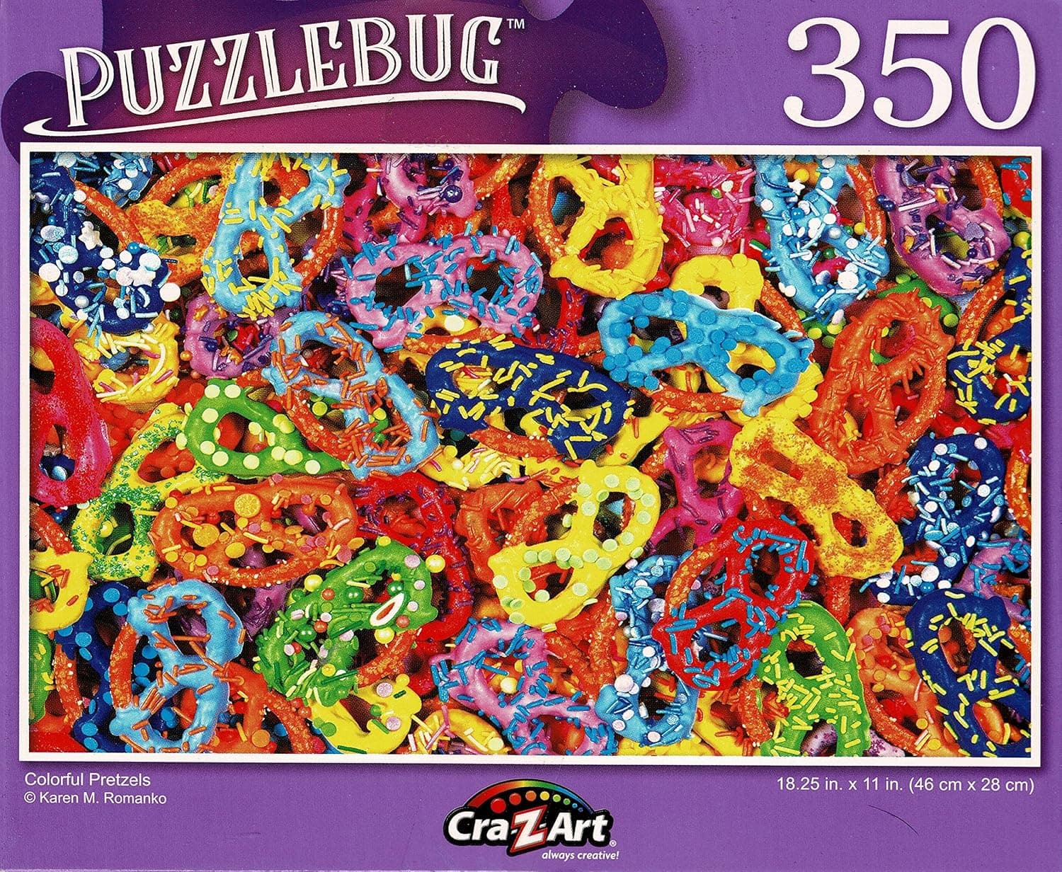 Colorful Pretzels - 350 Pieces Jigsaw Puzzle for Age 14+