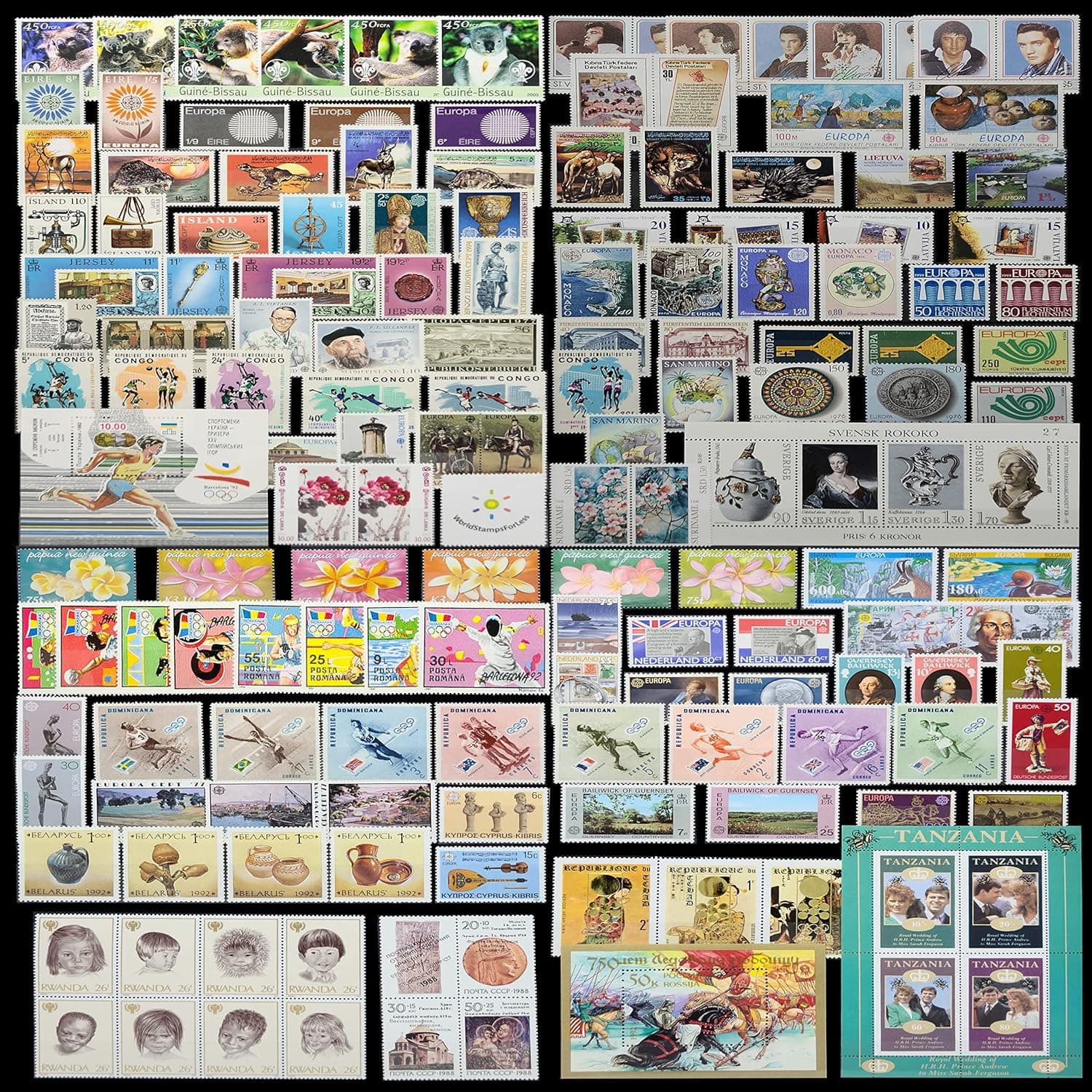 WorldStampsForLess Worldwide Stamp Collection Mint (MNH) (Edition 3)