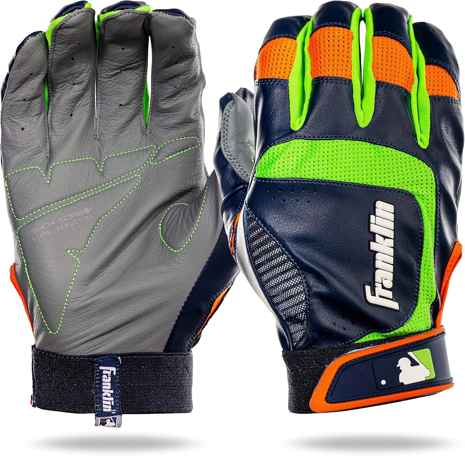 Franklin Sports MLB Shok-Sorb Neo Batting Gloves (Pair)