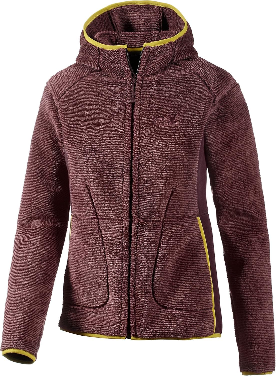Jack Wolfskin Women's Pine Cone Jacket, Large, Dark Berry Stripes
