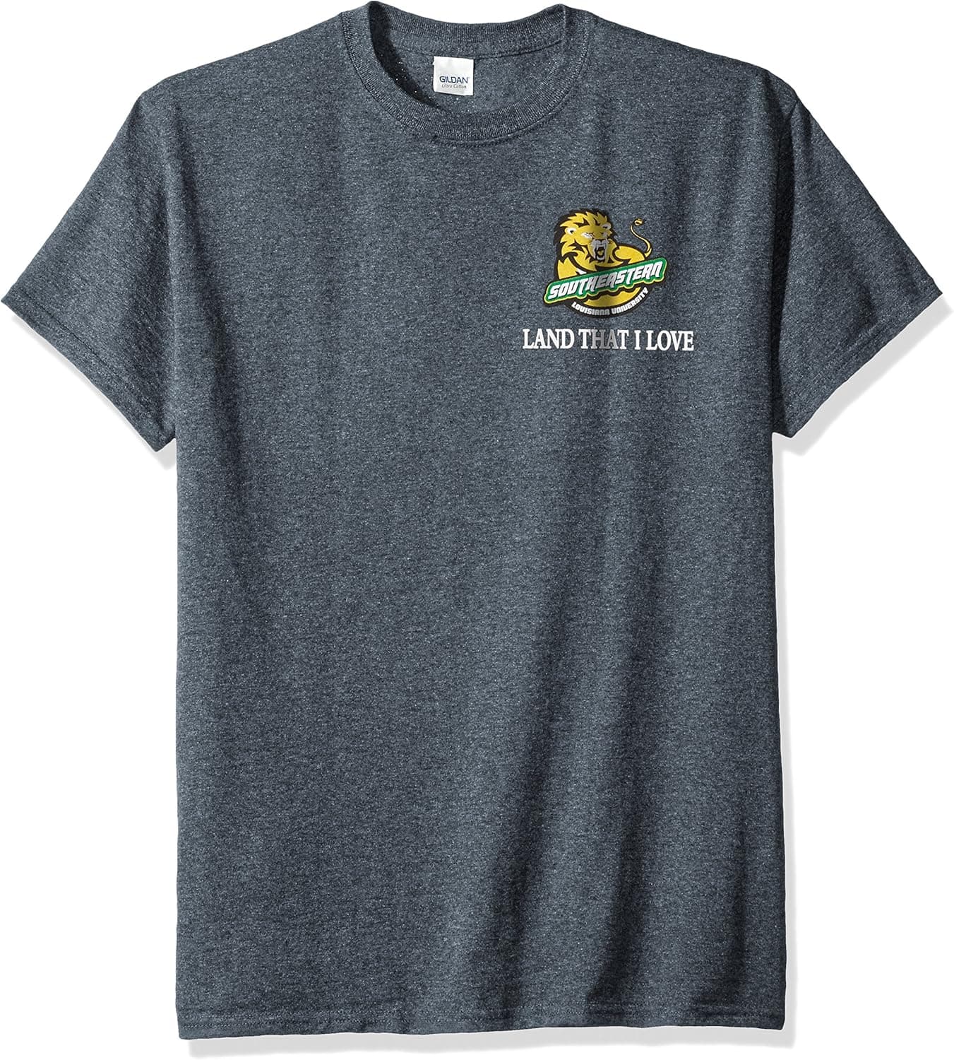 New World Graphics NCAA Southeastern Louisiana Lions Flag Glory Short Sleeve Shirt
