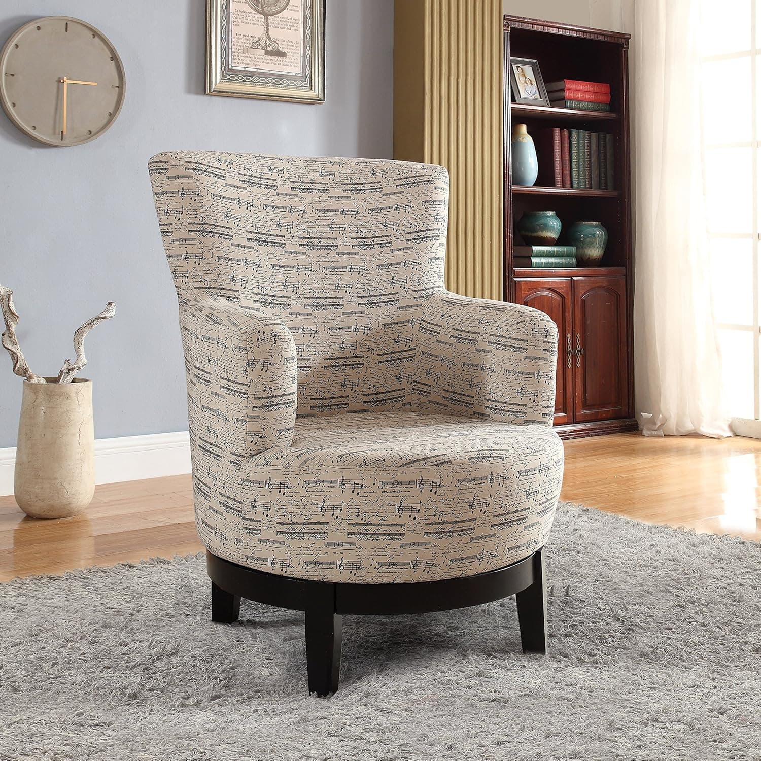 NHI Express Gianna Swivel Accent Chair, Regular