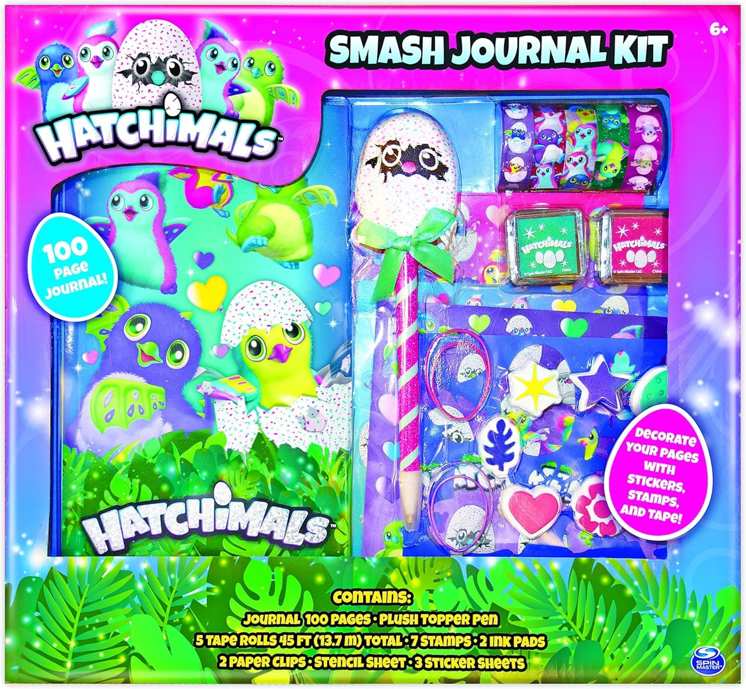 Hatchimals Smash Journal Kit Stamps/Stickers