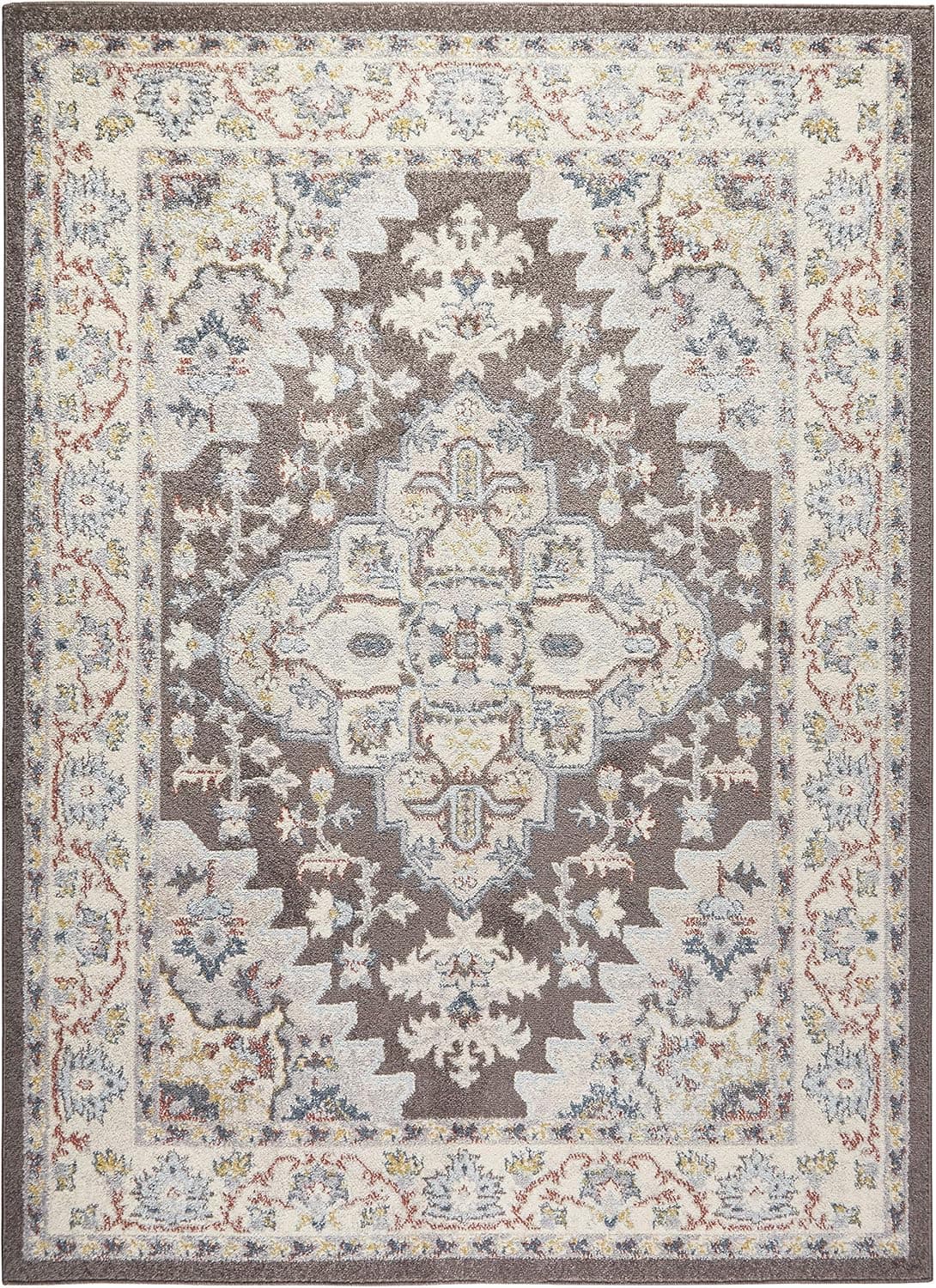 Home Dynamix Venice Loreta Area Rug, Brown/Ivory, 5'3"x7'3"
