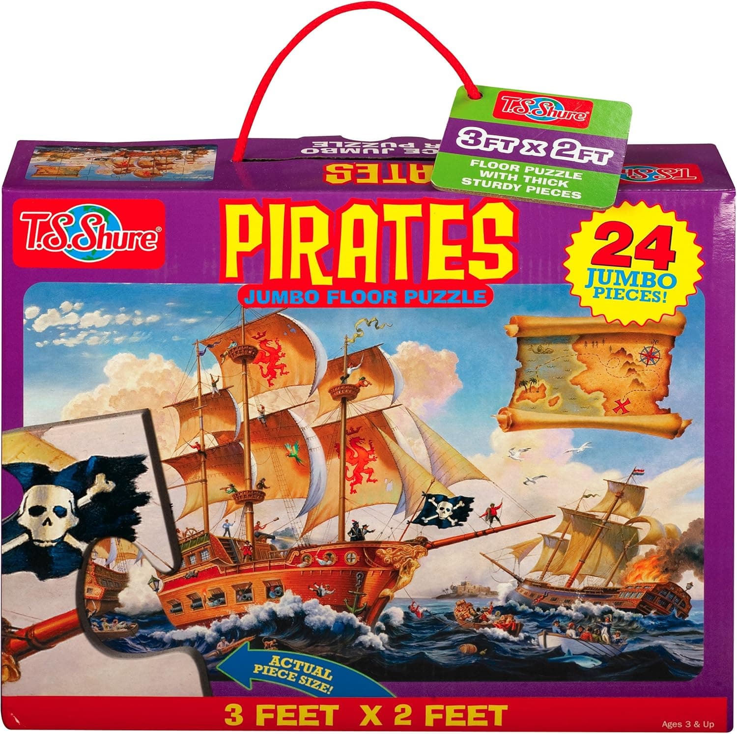 T.S. Shure Pirates Jumbo Floor Puzzle
