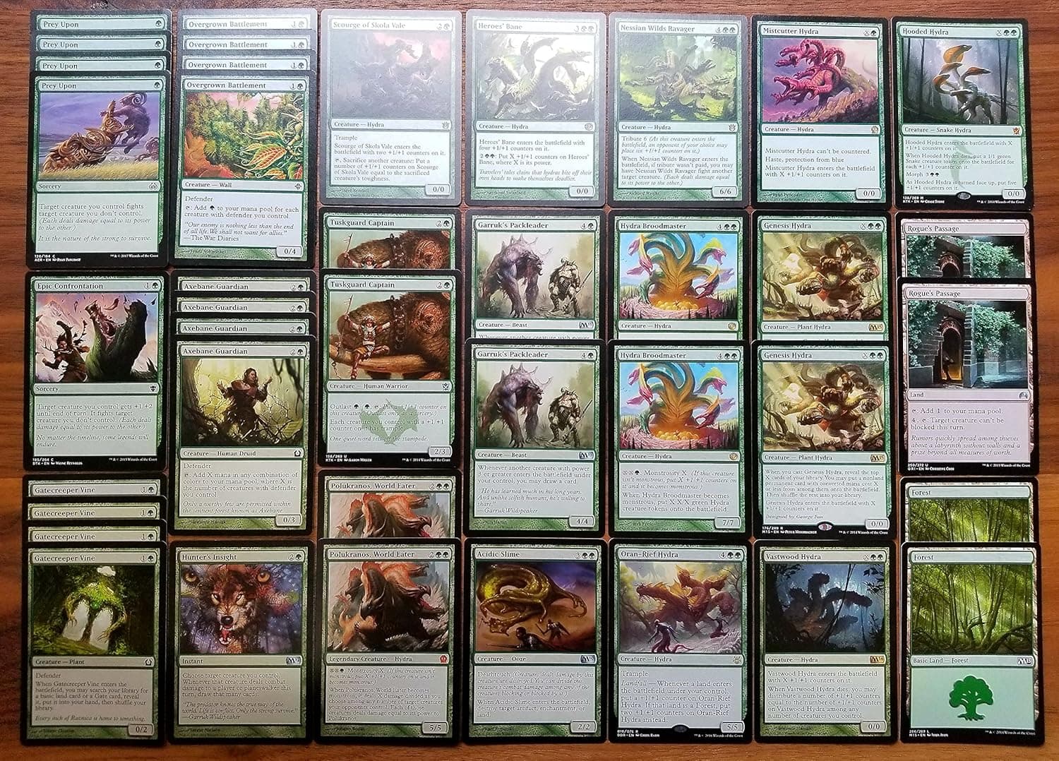Magic the Gathering Modern Legal Hydra Custom Magic Deck by Dan of the Many