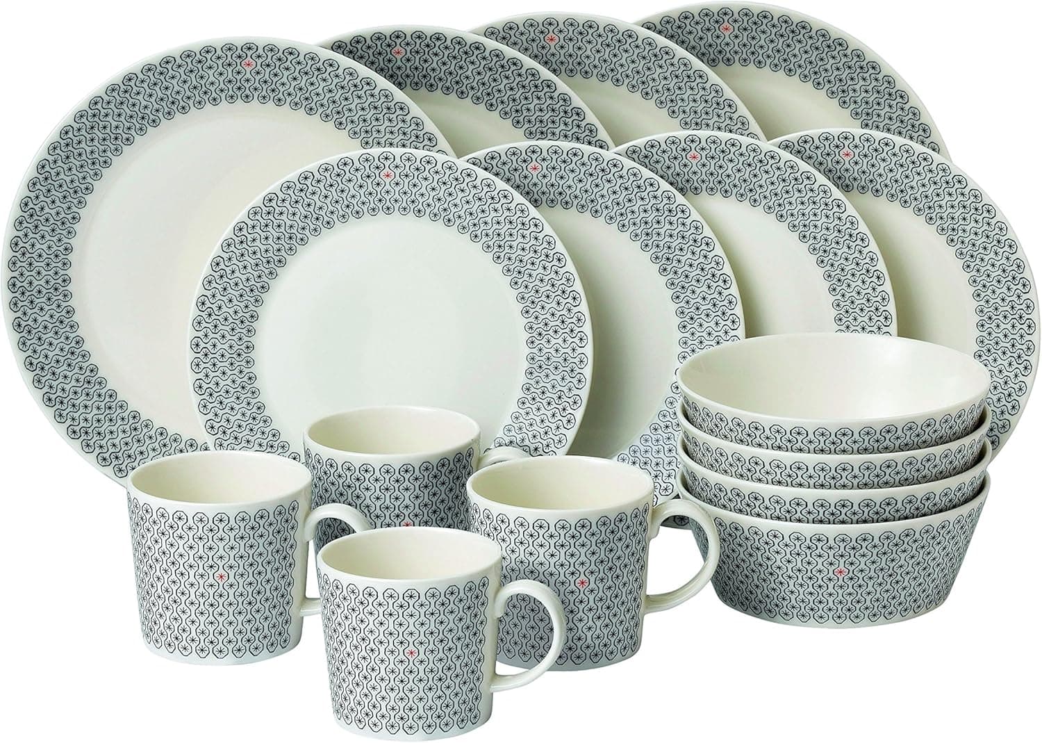 Royal Doulton Charlene Mullen Foulard Star 16 Piece Set