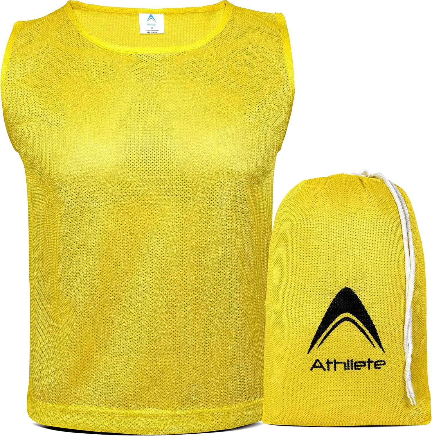 Athllete 12-Pack DURAMESH Pinnies with Free Carry Bag