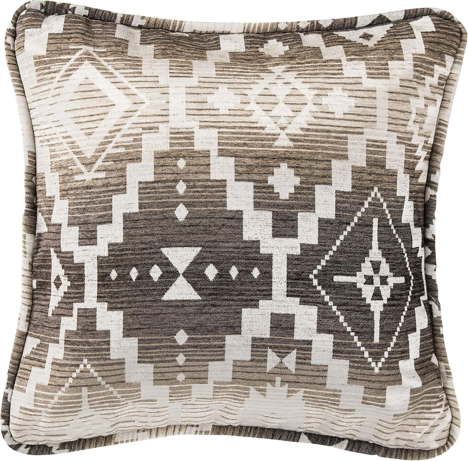 Paseo Road by HiEnd Accents | Chalet Aztec Decorative Throw Pillow, 18x18 inch, Southwestern Rustic Cabin Lodge Style Luxury Bedding