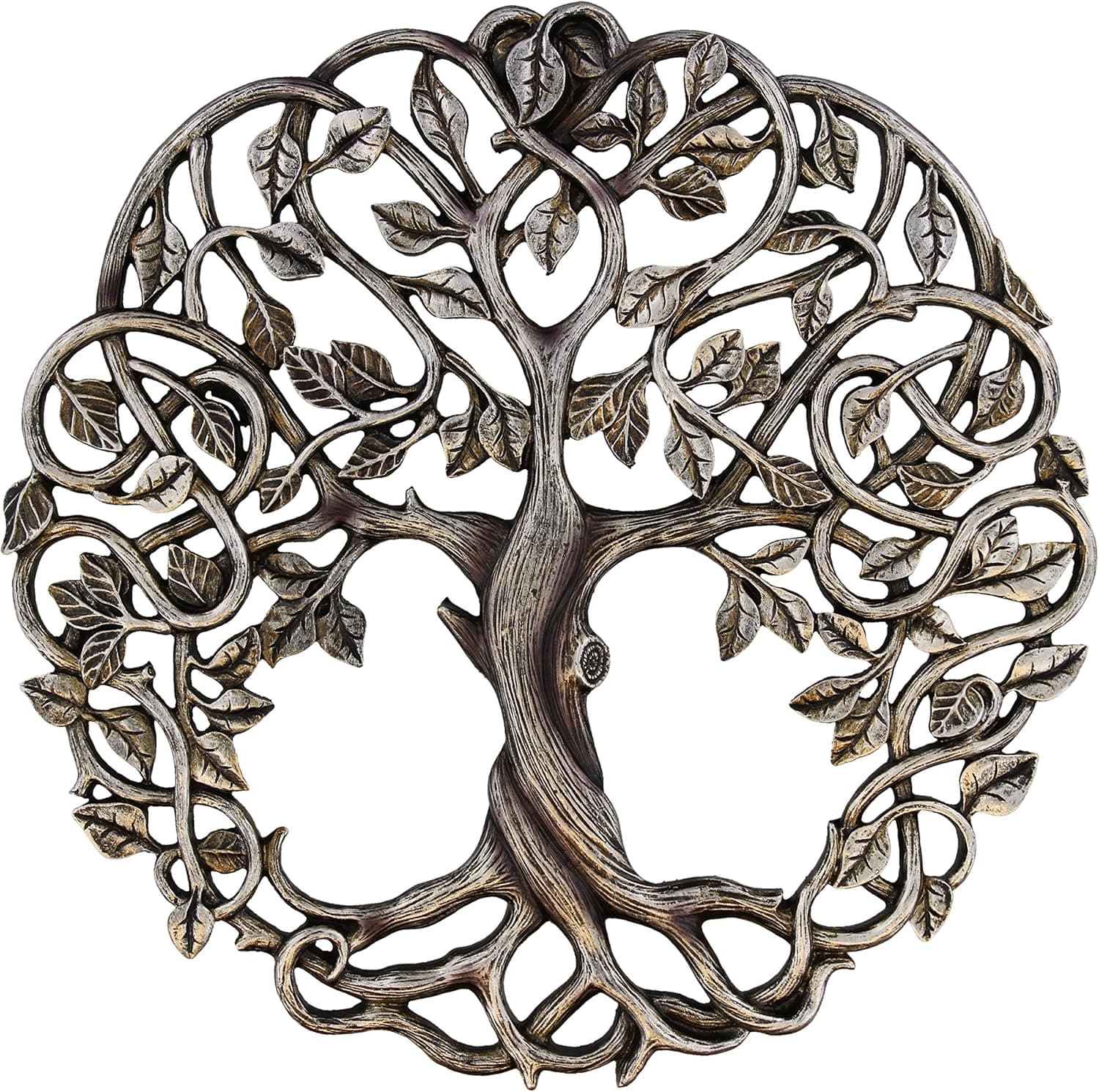 JIA LE Tree of Life Wall Plaque 11 5/8 Inches Decorative Celtic Garden Art Sculpture - Antique Silver Finish JIA LE Tree of Life Wall Plaque 11 5/8 Inches Decorative Celtic Garden Art Sculpture - Antique Silver Finish JIA LE Tree of Life Wall Plaque 11 5/8 Inches Decorative Celtic Garden Art Sculpture - Antique Silver Finish JIA LE Tree of Life Wall Plaque 11 5/8 Inches Decorative Celtic Garden Art Sculpture - Antique Silver Finish