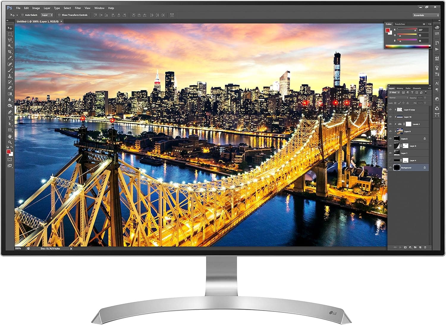 LG 31.5" LED LCD Monitor - 16:9 5ms Model 32UD89-W