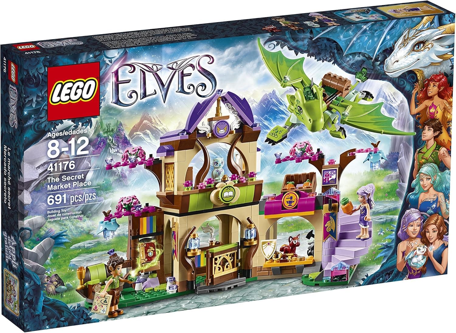 LEGO Elves The Secret Market Place 41176 Building Kit (691 Piece)