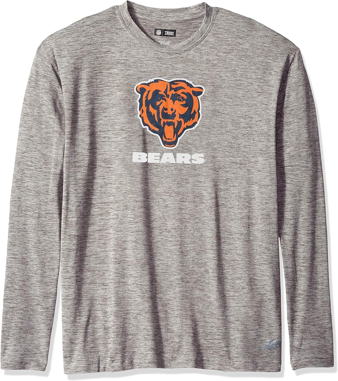 Zubaz Officially Licensed Men's NFL Men's Long Sleeve Tee, Team Color