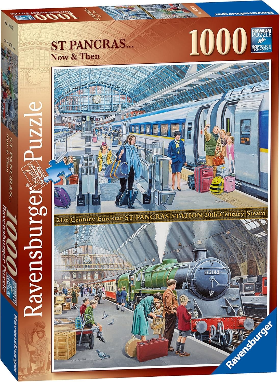 Ravensburger "st Pancras Now And Then" Jigsaw Puzzle (1000-piece)
