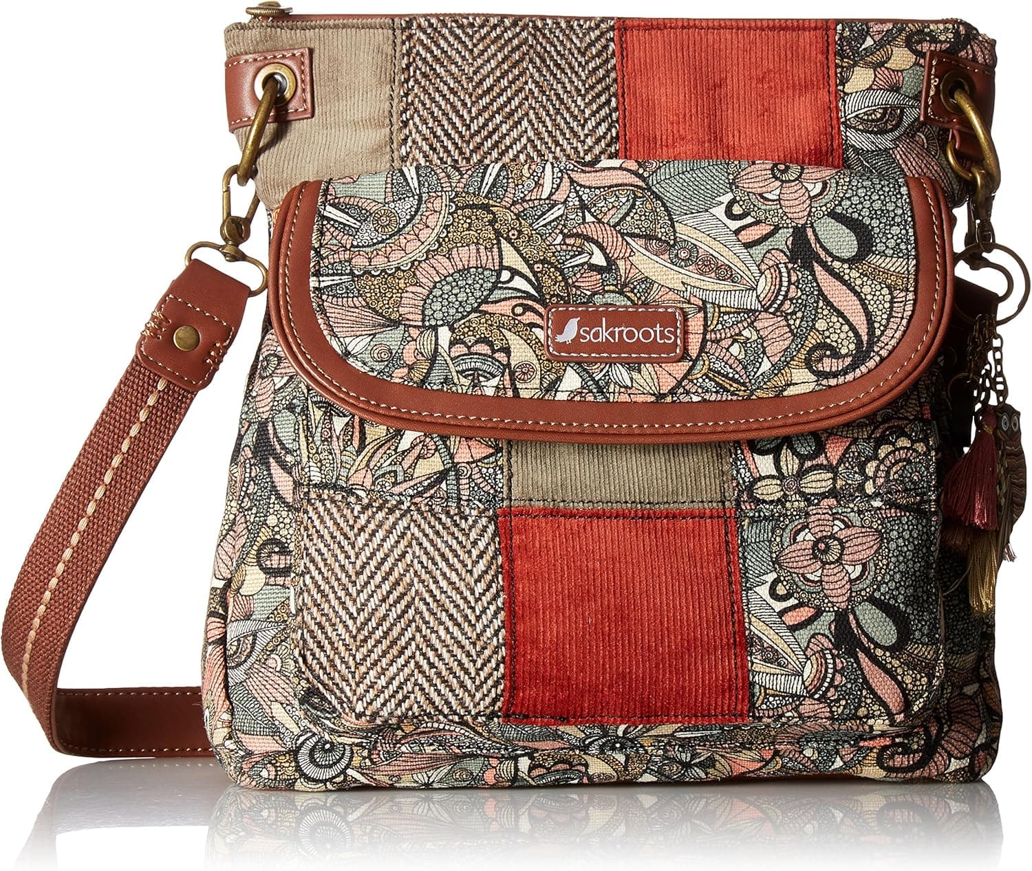 Sakroots Artist Circle Flap Cross-Body Bag