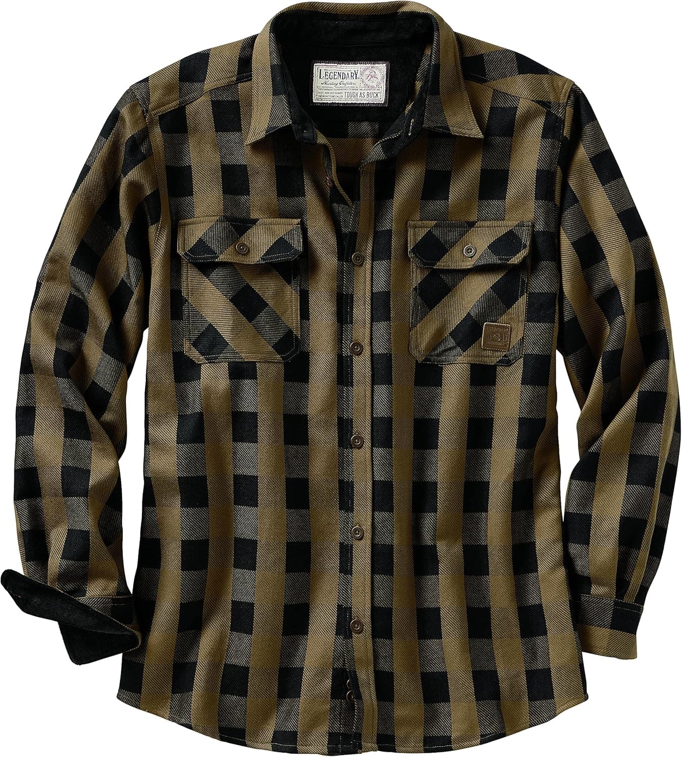 Legendary Whitetails Men's Tough as Buck Heavyweight Flannel Shirt