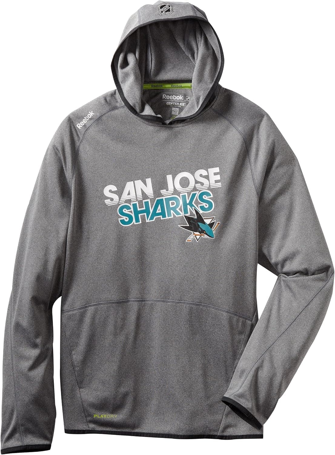 NHL San Jose Sharks Center Ice Travel 'N Training Hoodie