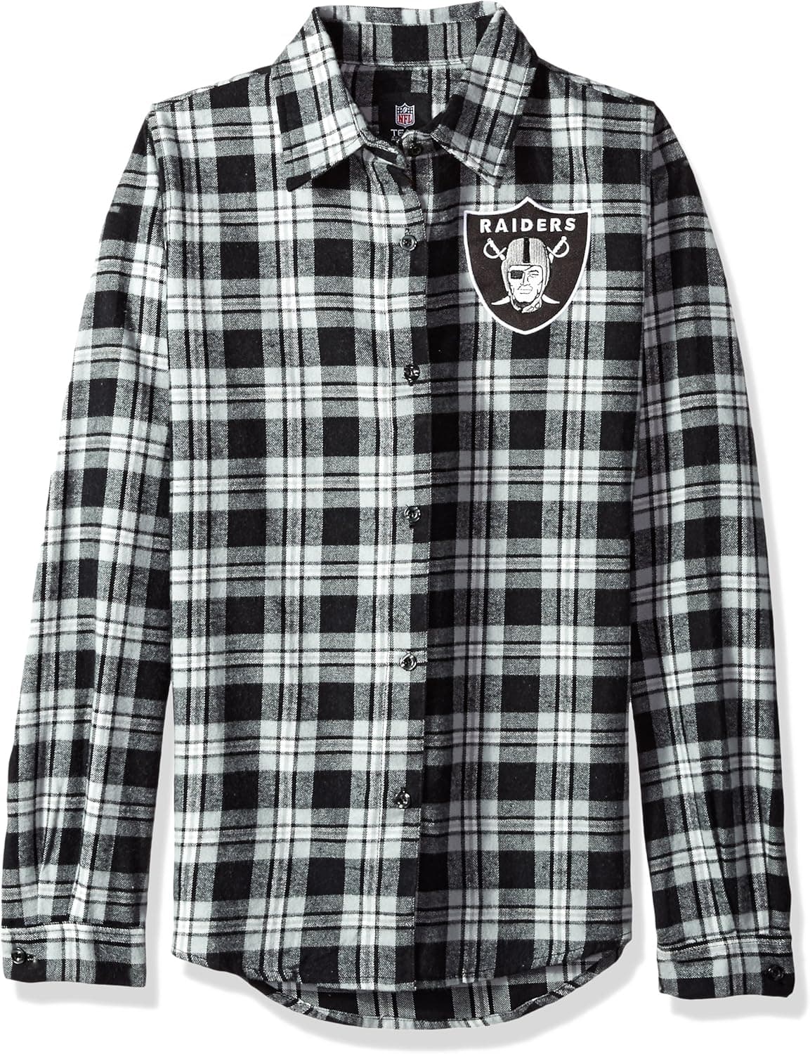 FOCO NFL Womens(2016 Edition) Wordmark Basic Flannel Shirt -