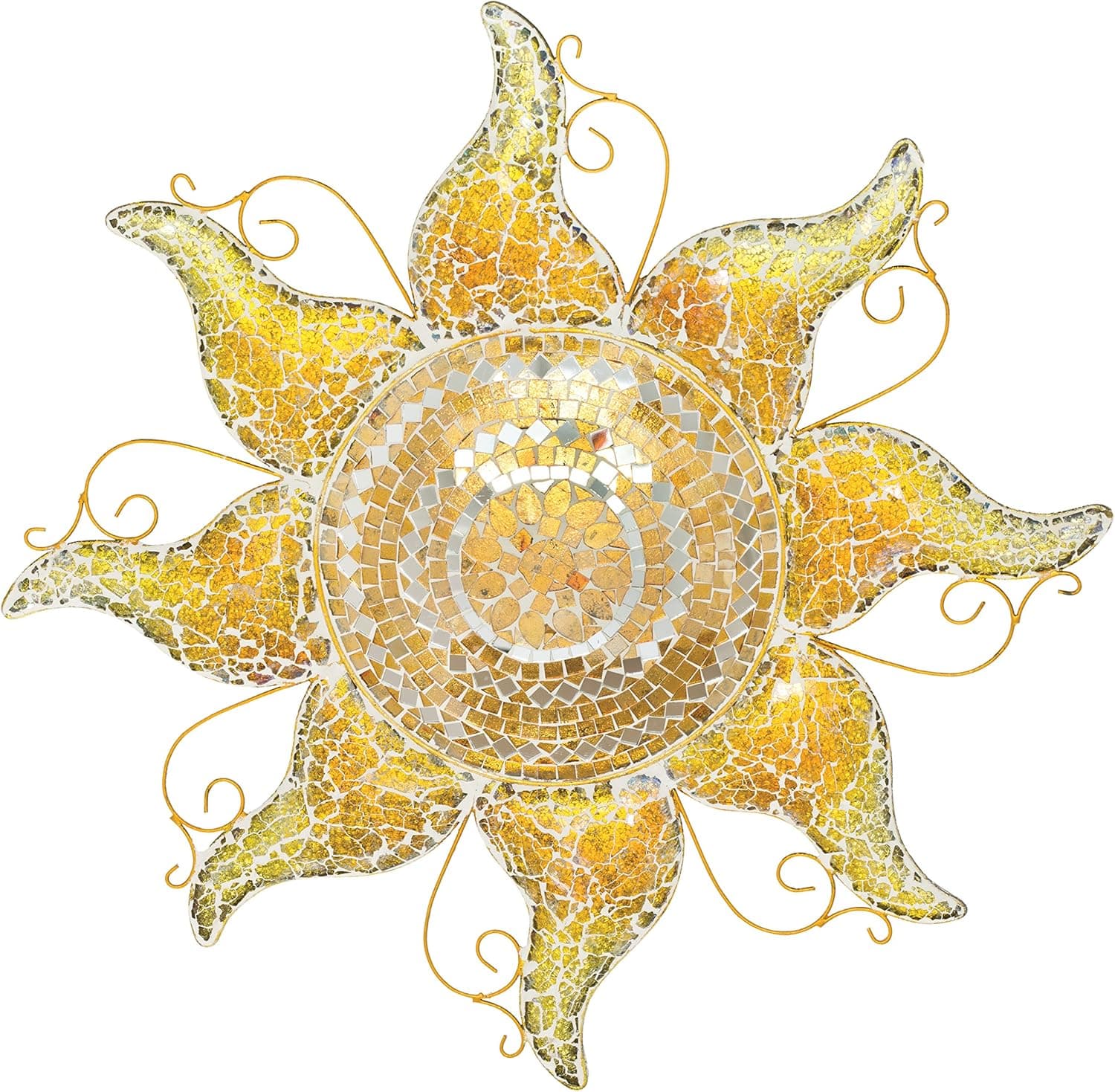 Regal Art & Gift Mosaic Sun, 24", Gold