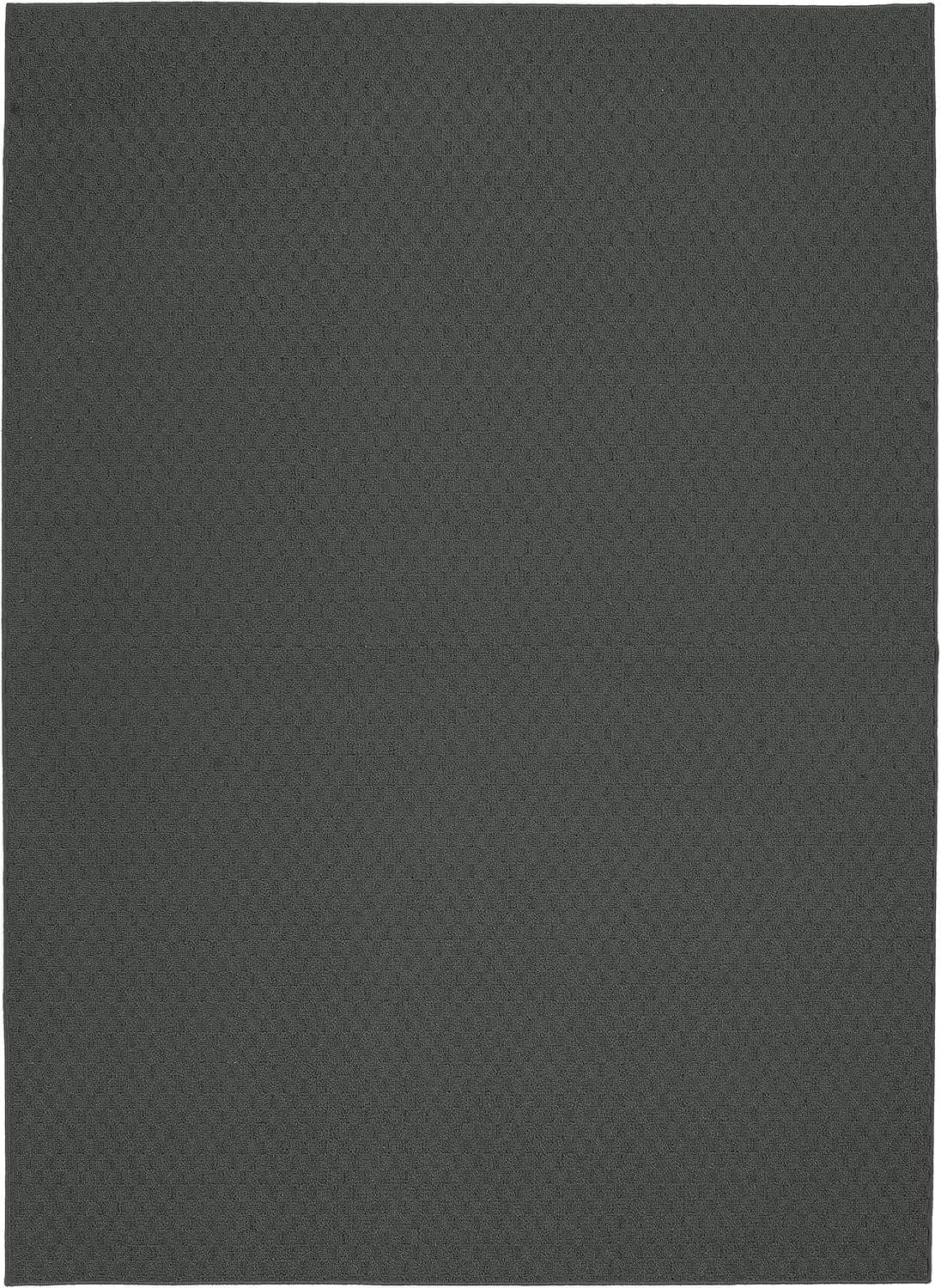 Garland Rug Town Square Rug, 5-Feet by 7-Feet, Cinder Gray